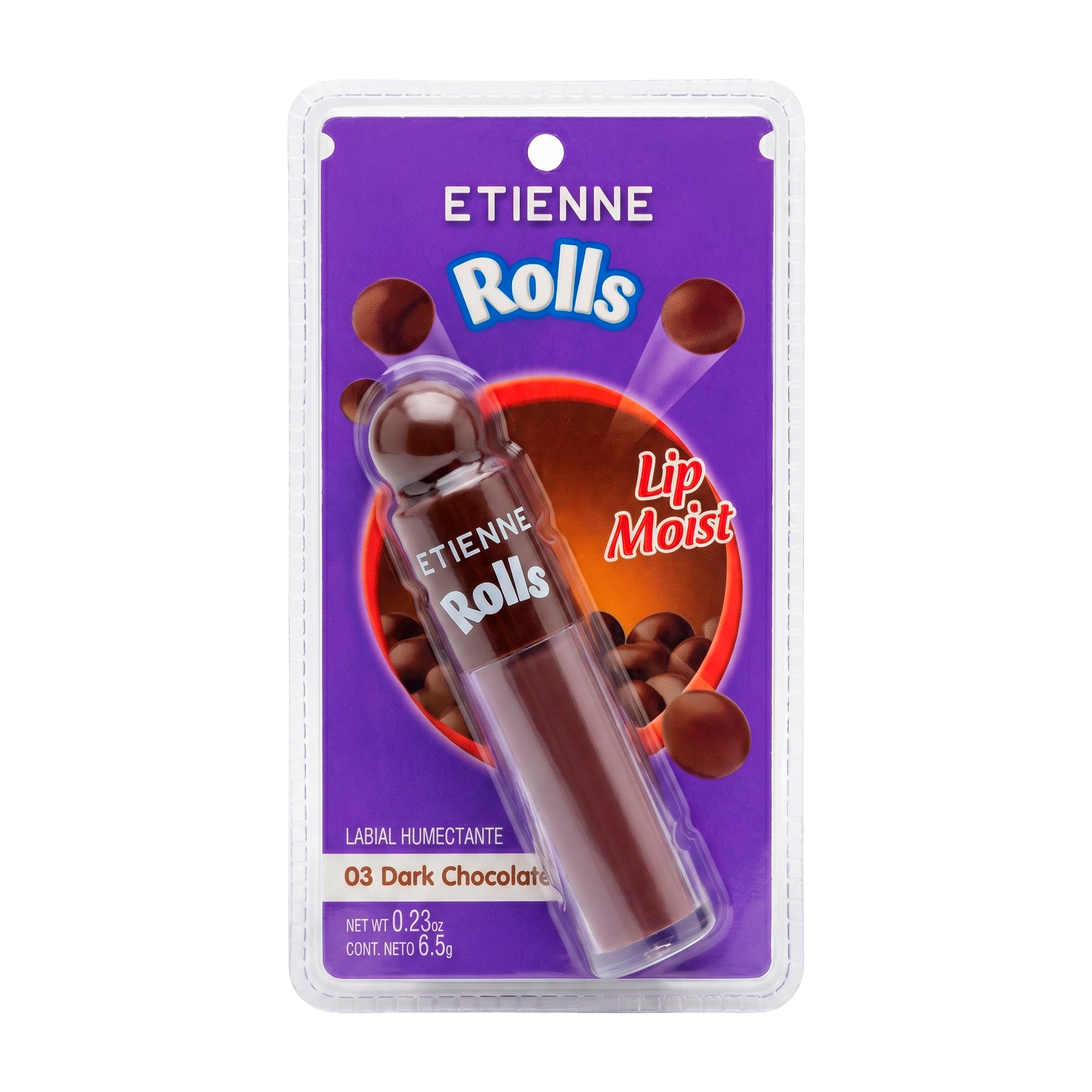 Etienne X Rolls Lip Moist Labial Líquido Tono Dark Chocolate