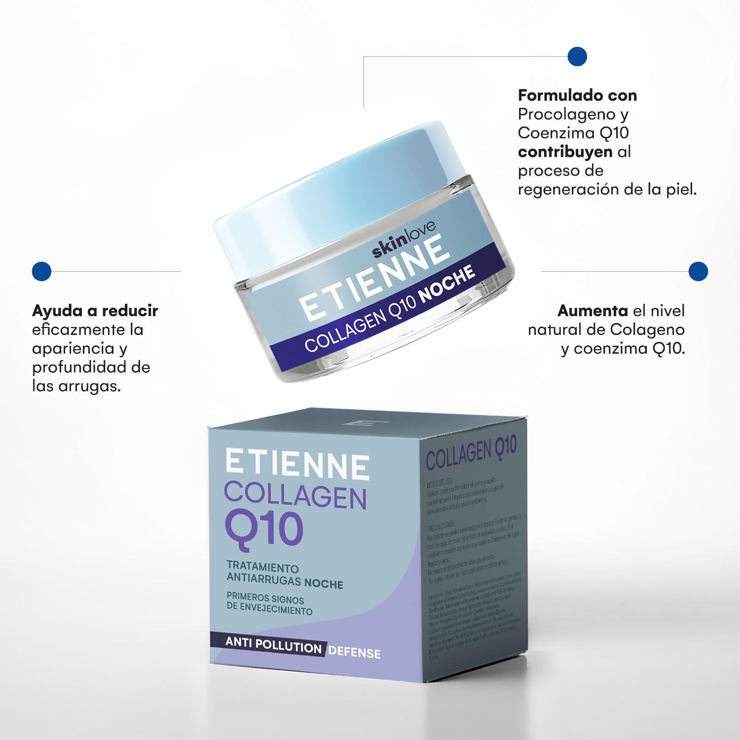 Crema Noche Pro Collagen Q10 Etienne 50ml