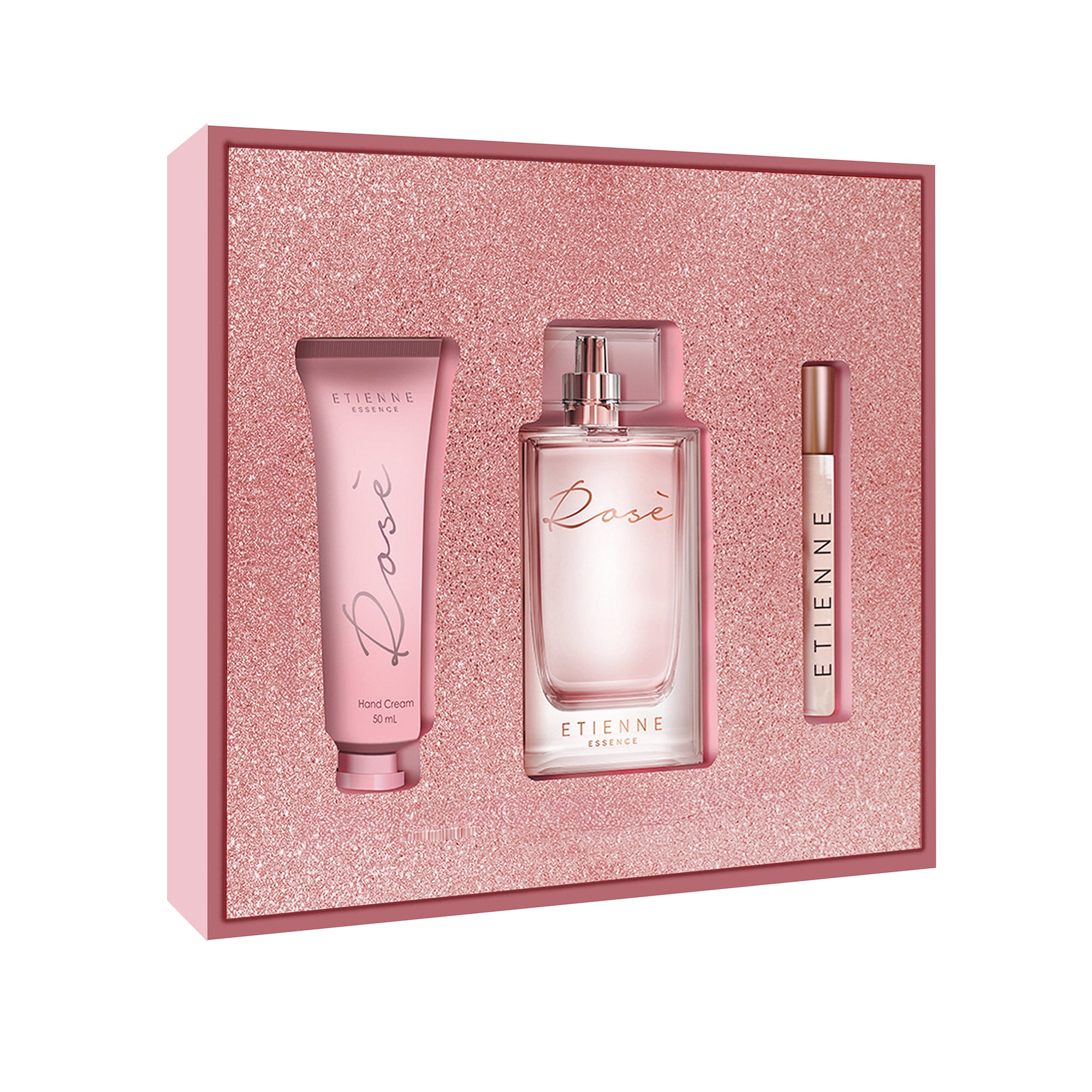 Fragancia Rosé Etienne Edp 100 Ml + Crema De Manos + Perfumero 10Ml