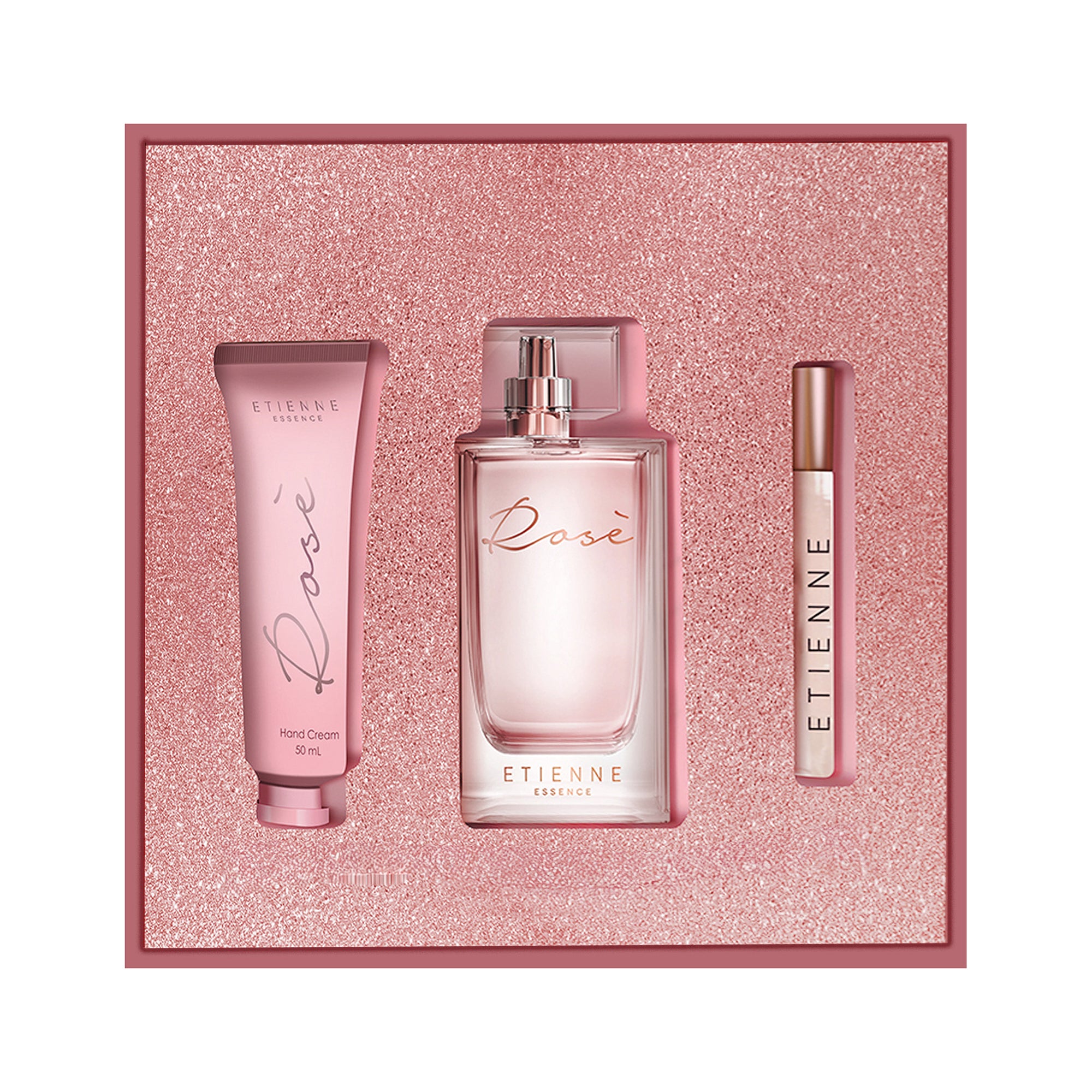 Fragancia Rosé Etienne Edp 100 Ml + Crema De Manos + Perfumero 10Ml