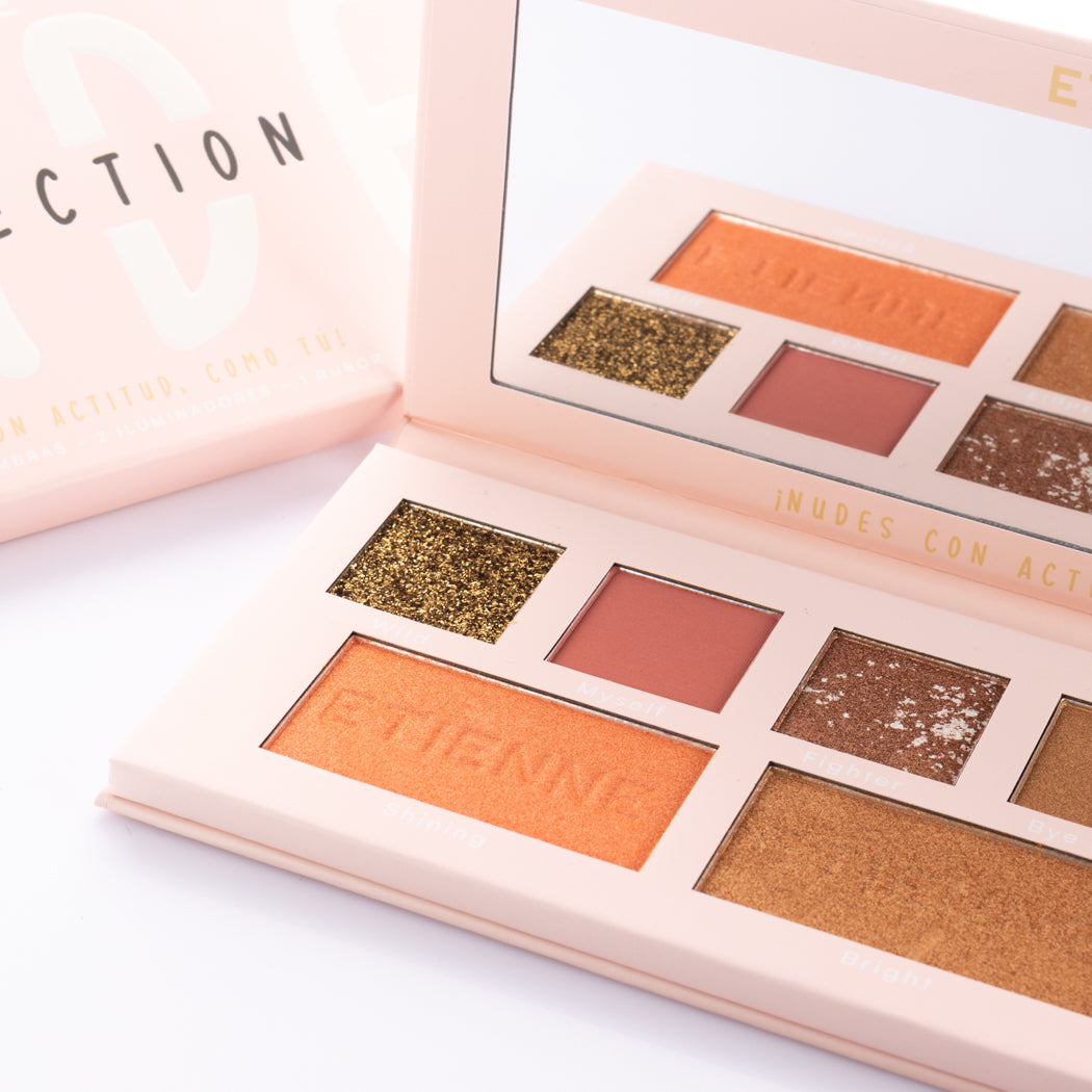 Paleta de Sombras y Rostro Nude Collection Etienne