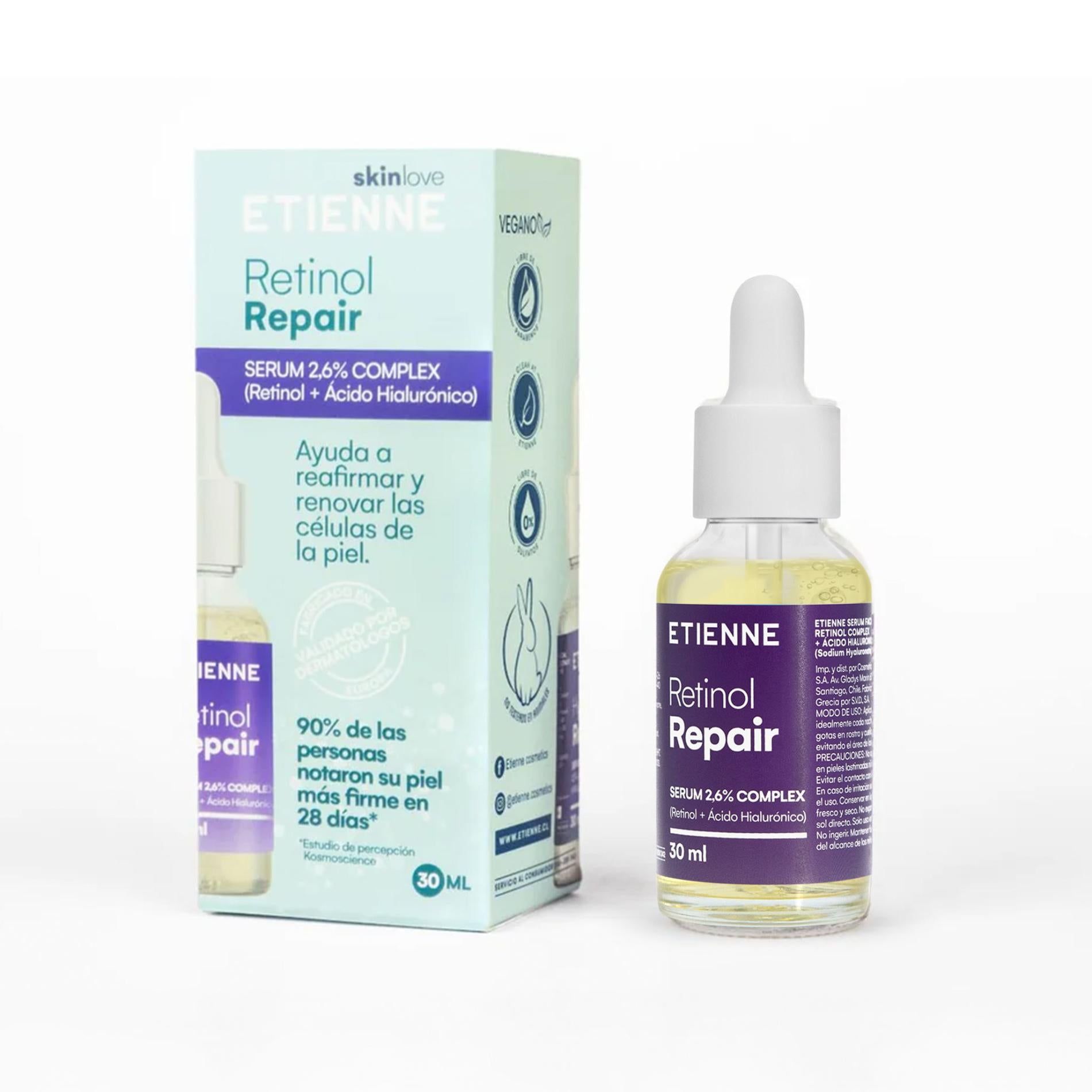 Serum 2,6% Complex Retinol+ Ácido Hialurónico 30 Ml