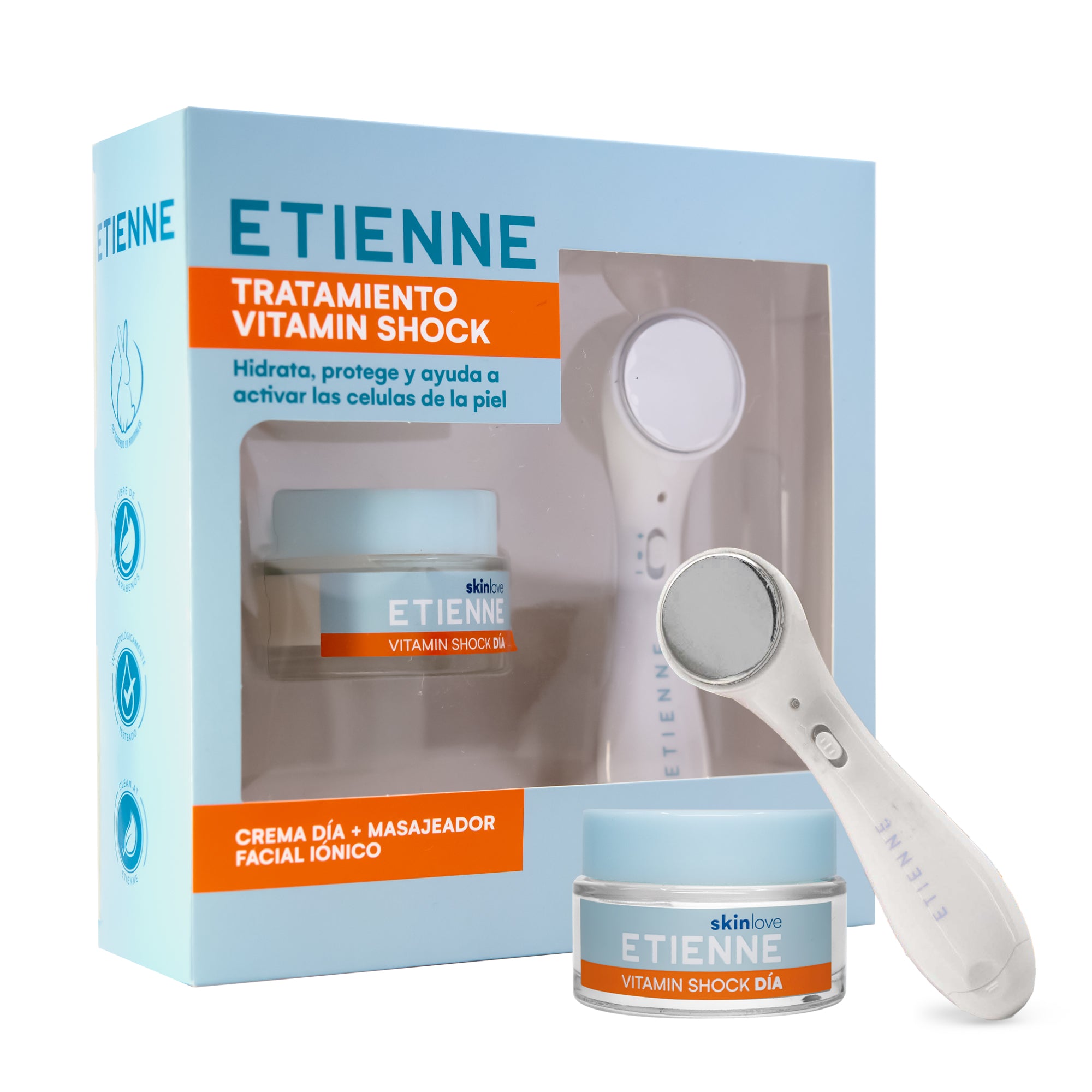 Set Etienne Crema Día Vitamin Shock + Máquina