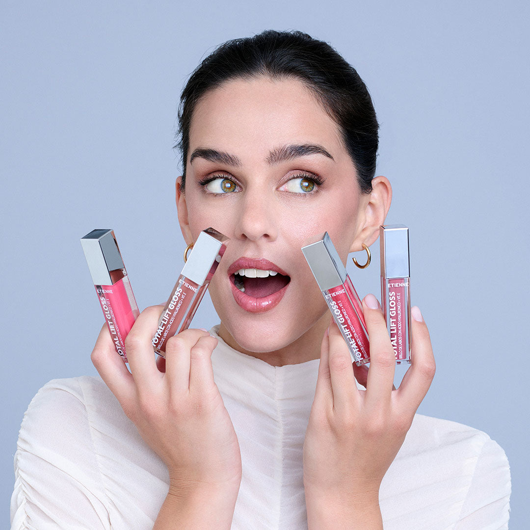TOTAL LIFT GLOSS HIDRATANTE ÁCIDO HIALURÓNICO + VITAMINA E TONO ROSY GLOW 01