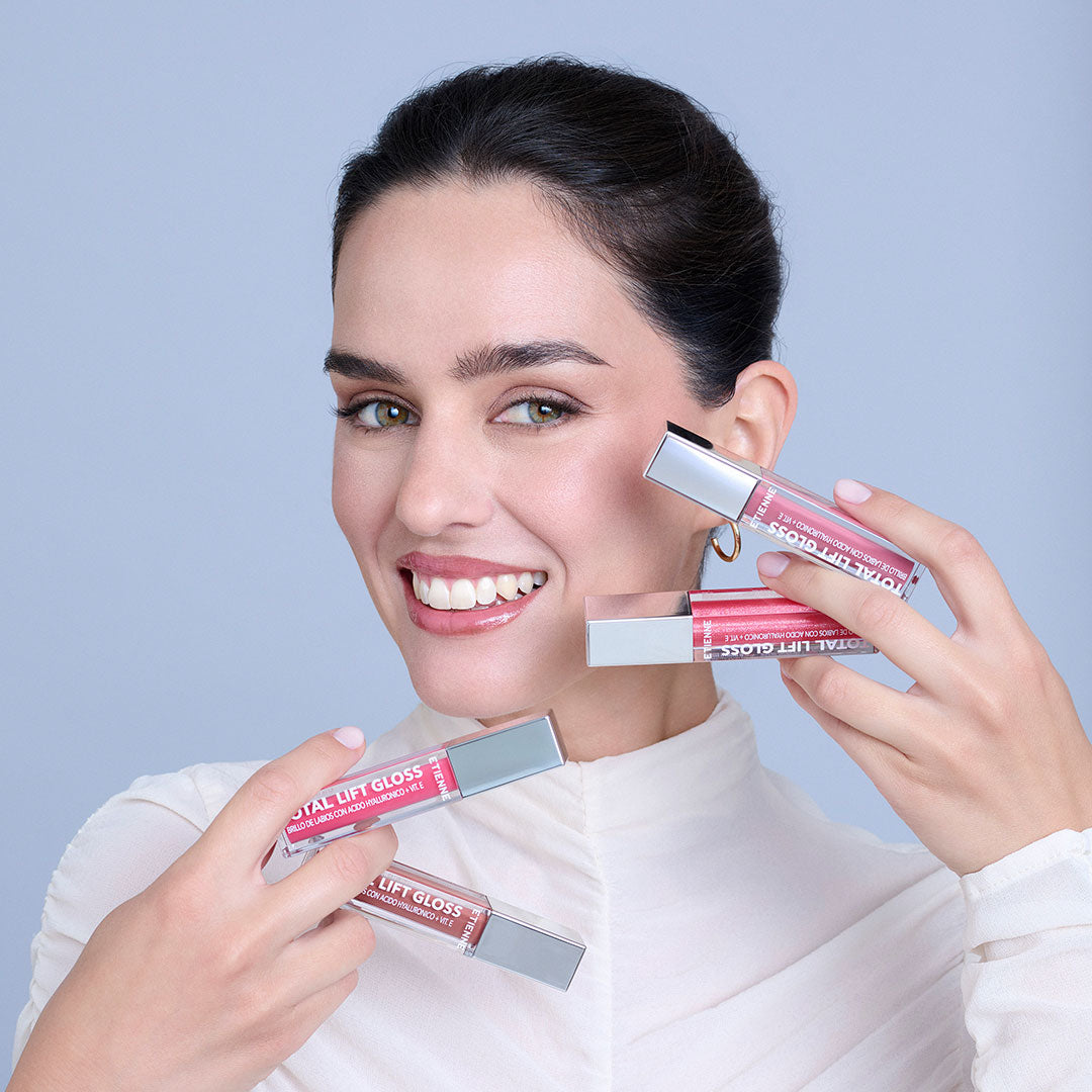 TOTAL LIFT GLOSS HIDRATANTE ÁCIDO HIALURÓNICO + VITAMINA E TONO ROSE GOLD 02