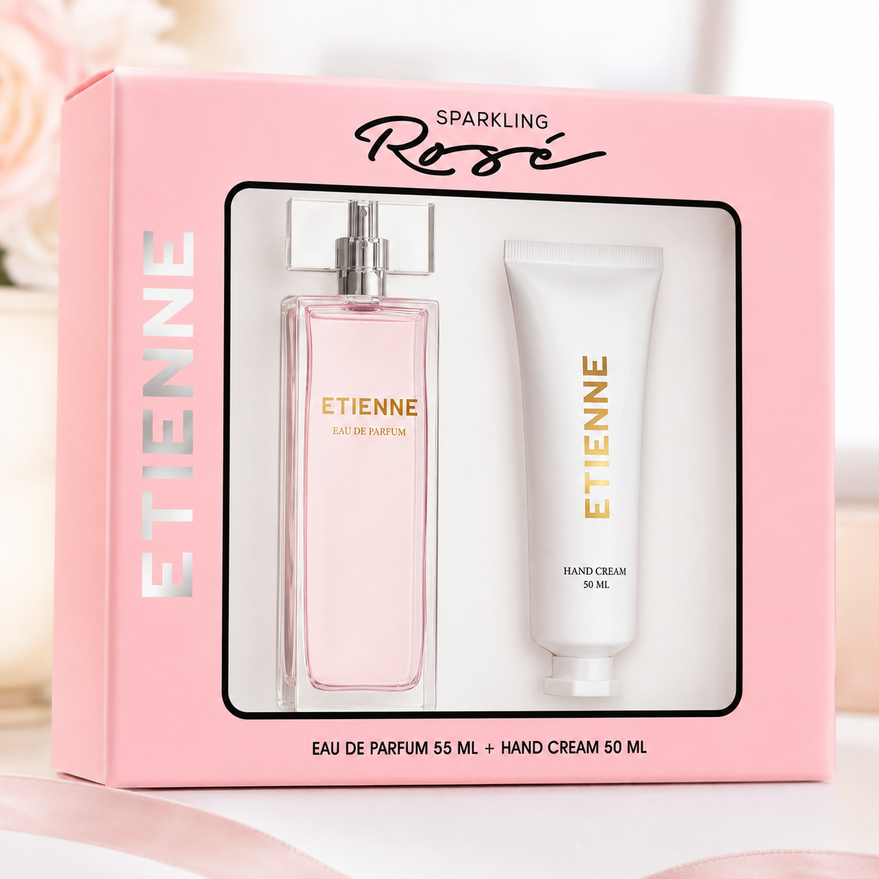 Etienne EDP Sparkling Rose 55 ml + Crema Corporal 50g