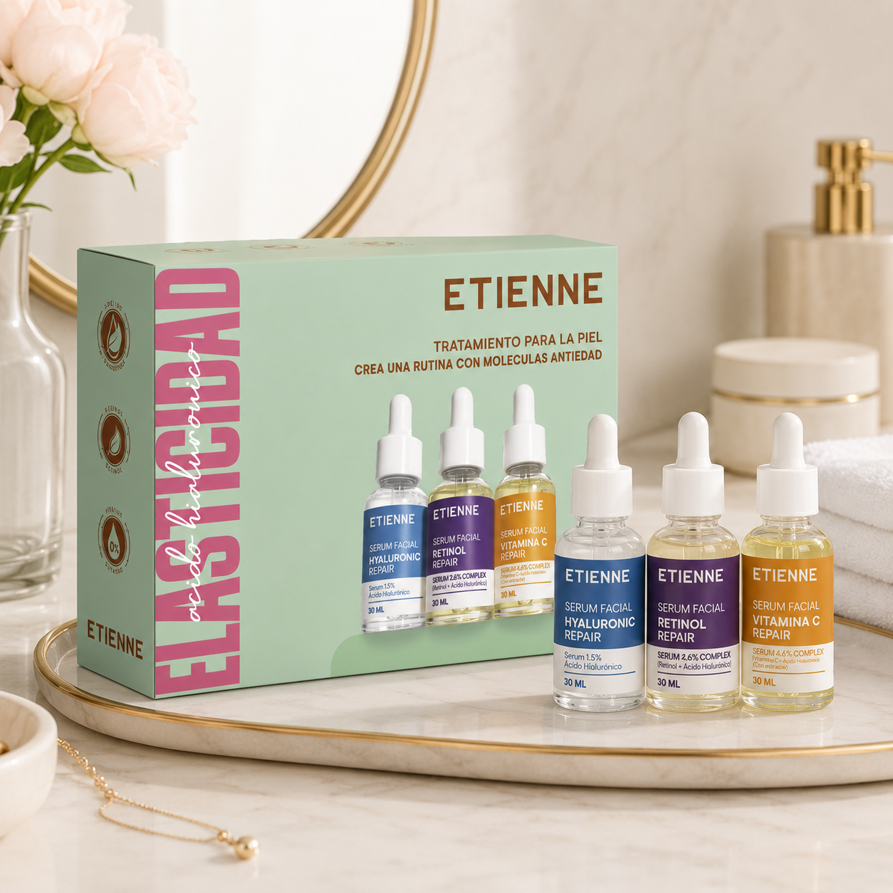 Etienne Skin Estuche Triple Serum 30Ml