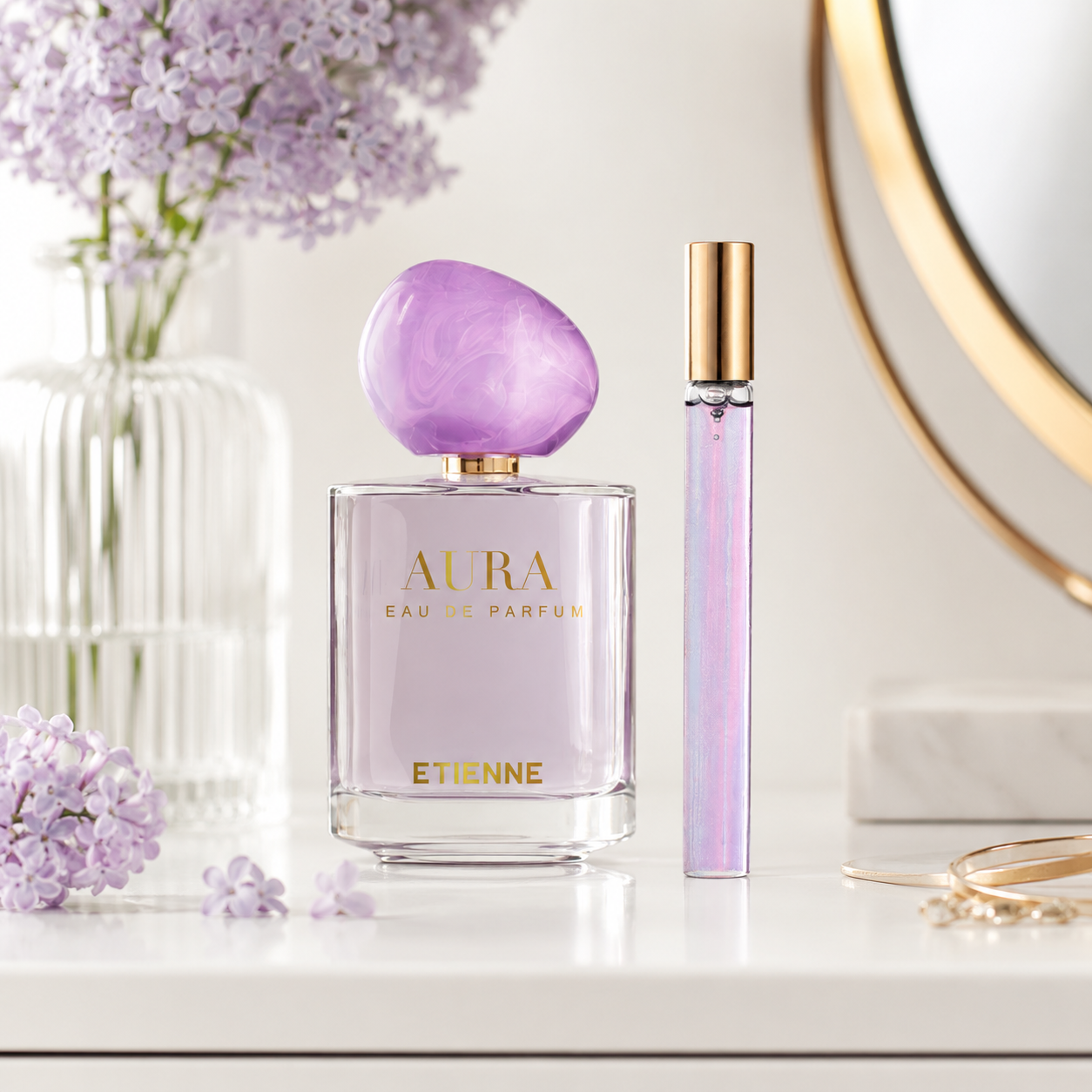 Etienne Eau The Parfum Aura Violette 50 ml + Perfumero 10 ml