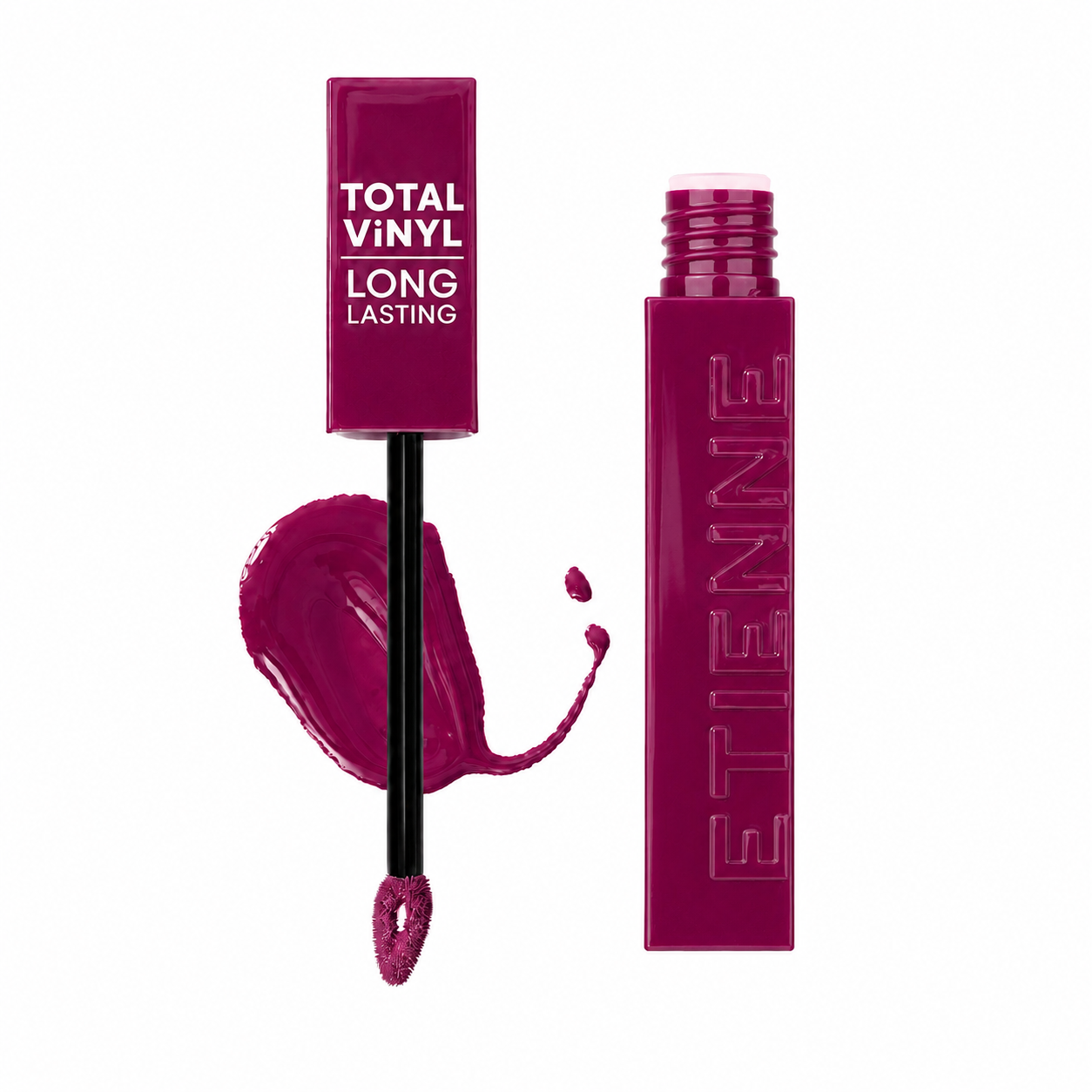 Labial Líquido Intransferible Brillante Total Vinyl Dark Rose 08
