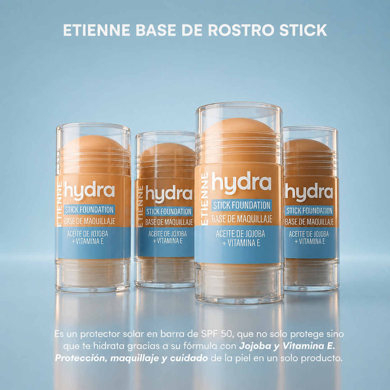 Etienne Base De Rostro Stick Hydra 50 Sfp Golden Beige