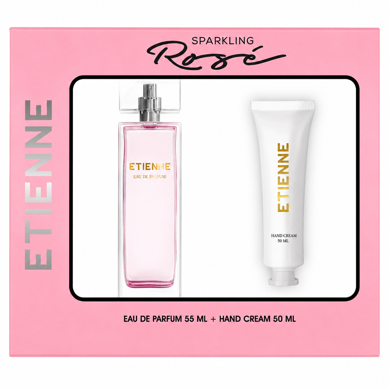 Etienne EDP Sparkling Rose 55 ml + Crema Corporal 50g