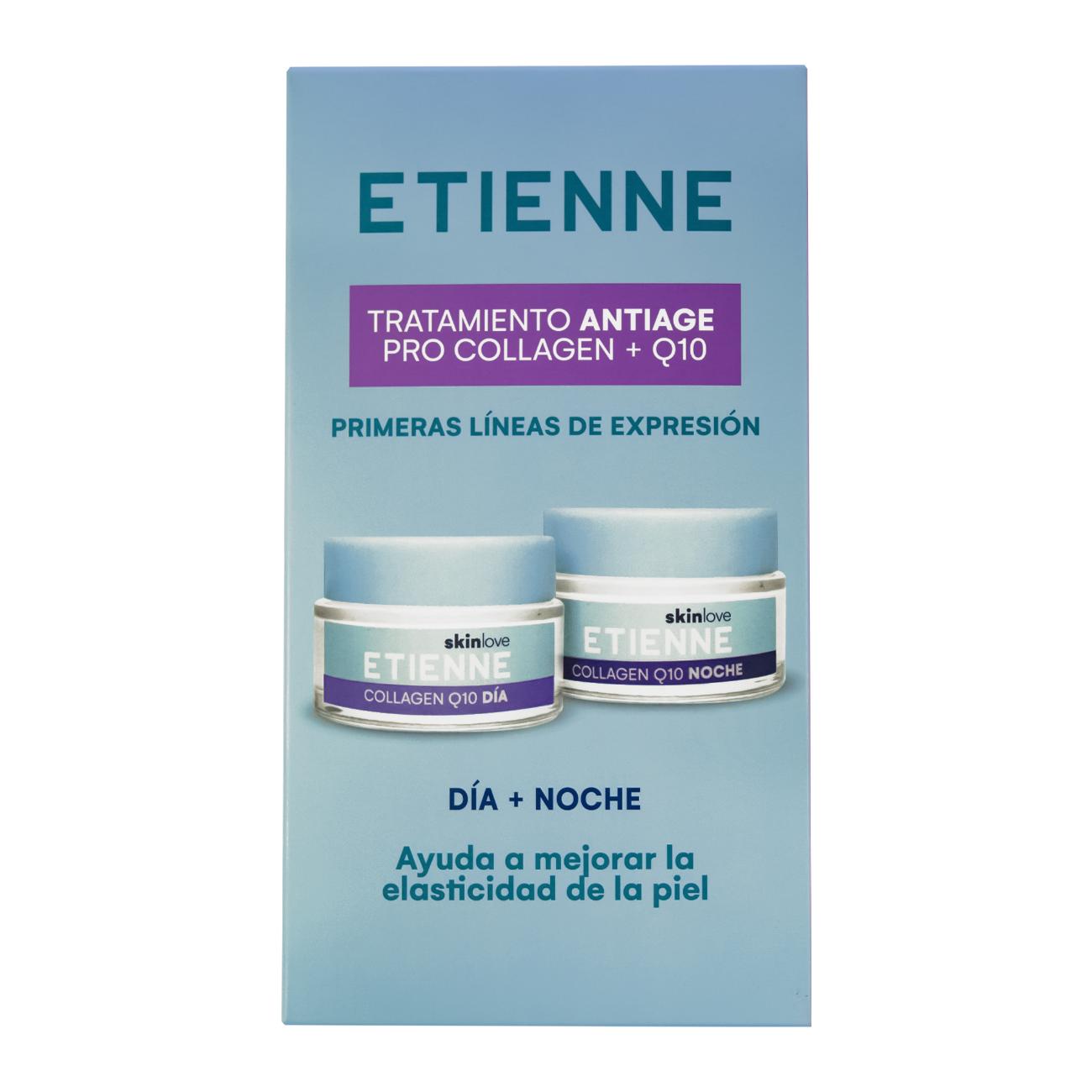 Etienne Collagen Q10 Día y Noche 50g c/u