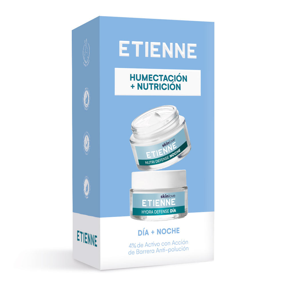 Set Etienne Crema Humectante + Nutritiva Día y Noche
