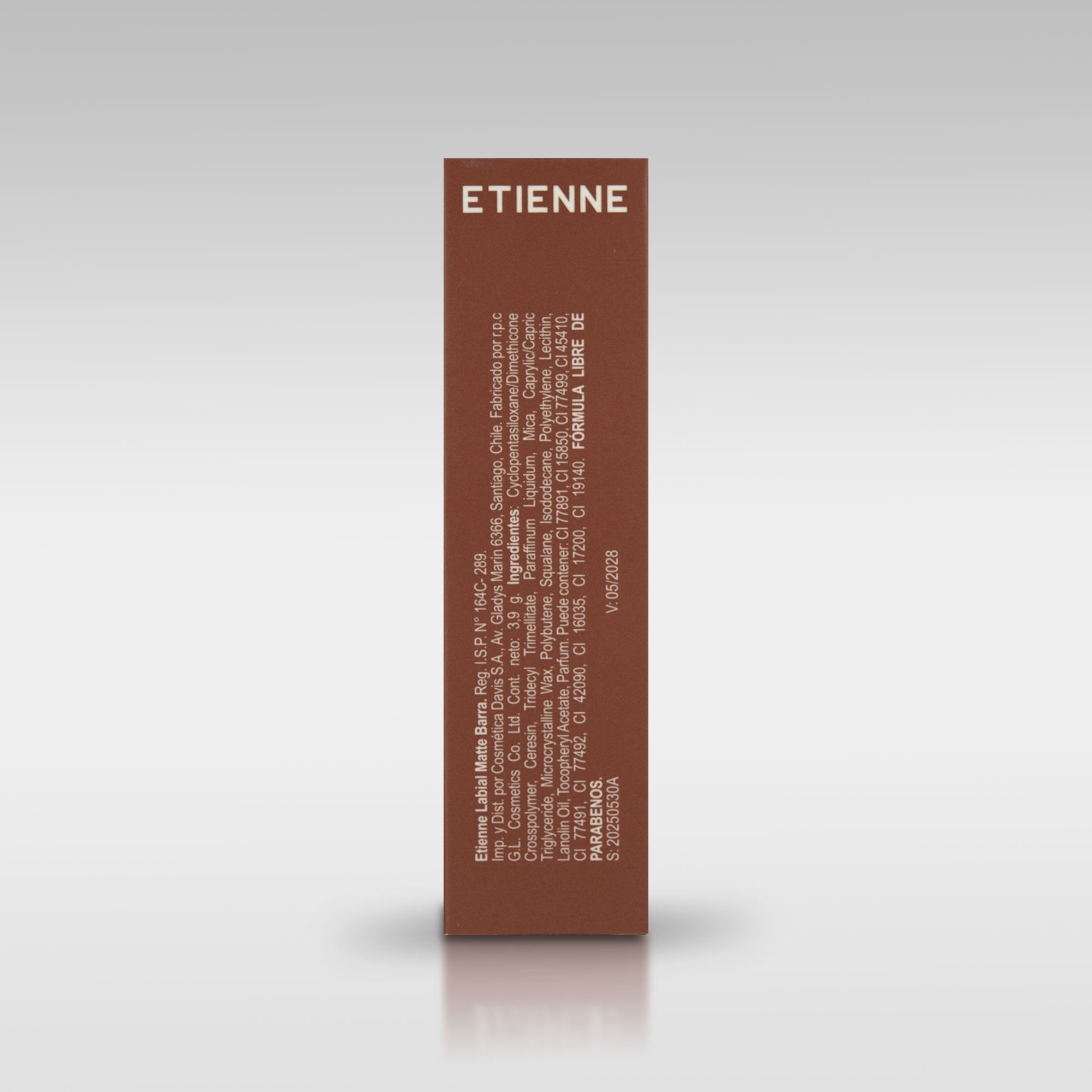 Etienne Labial Barra Matte Total Nude Coffee