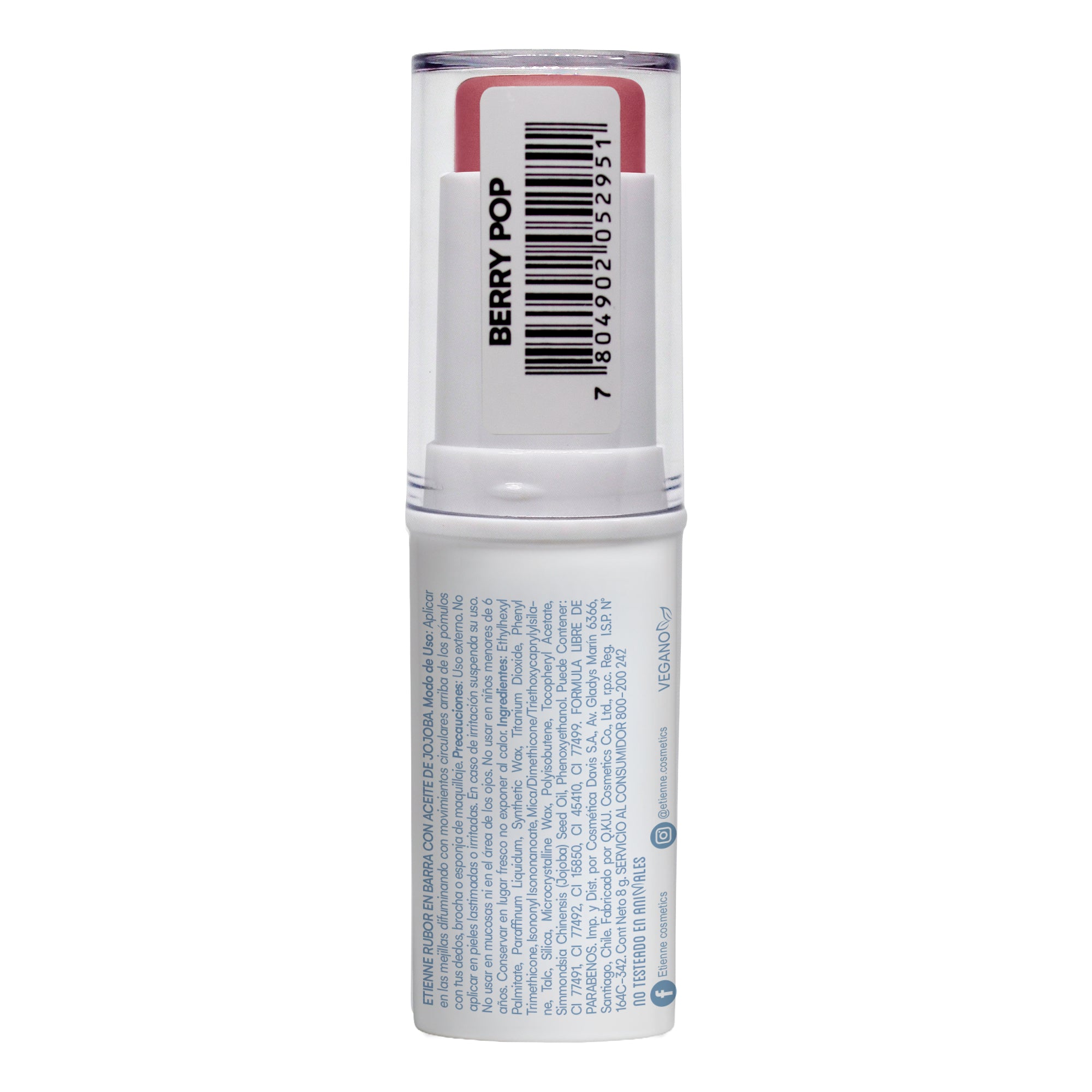 Etienne Multistick Hydra Cheeks, Lips & Eyes Berry Pop