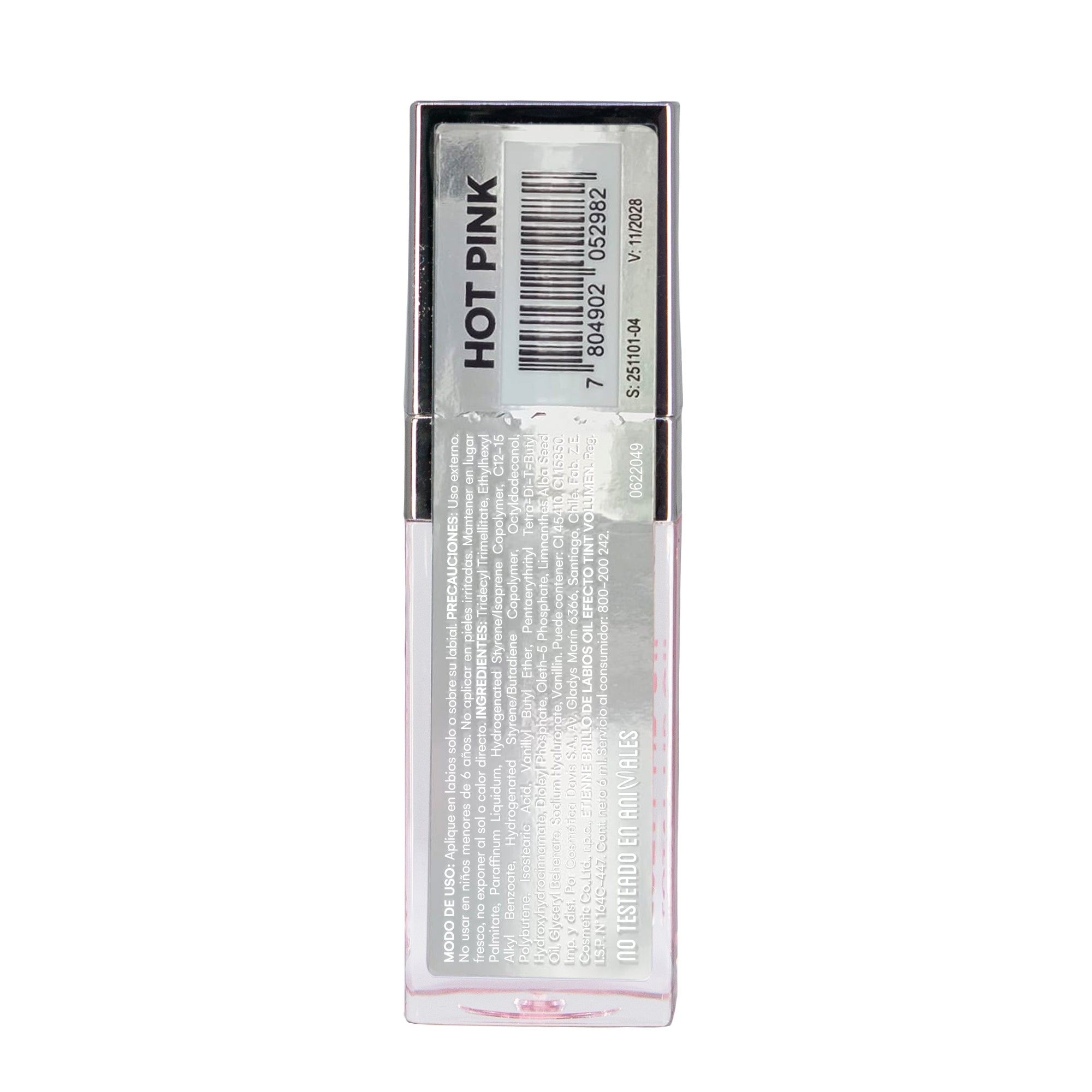 Etienne Total Lip Oil Tono Hot Pink