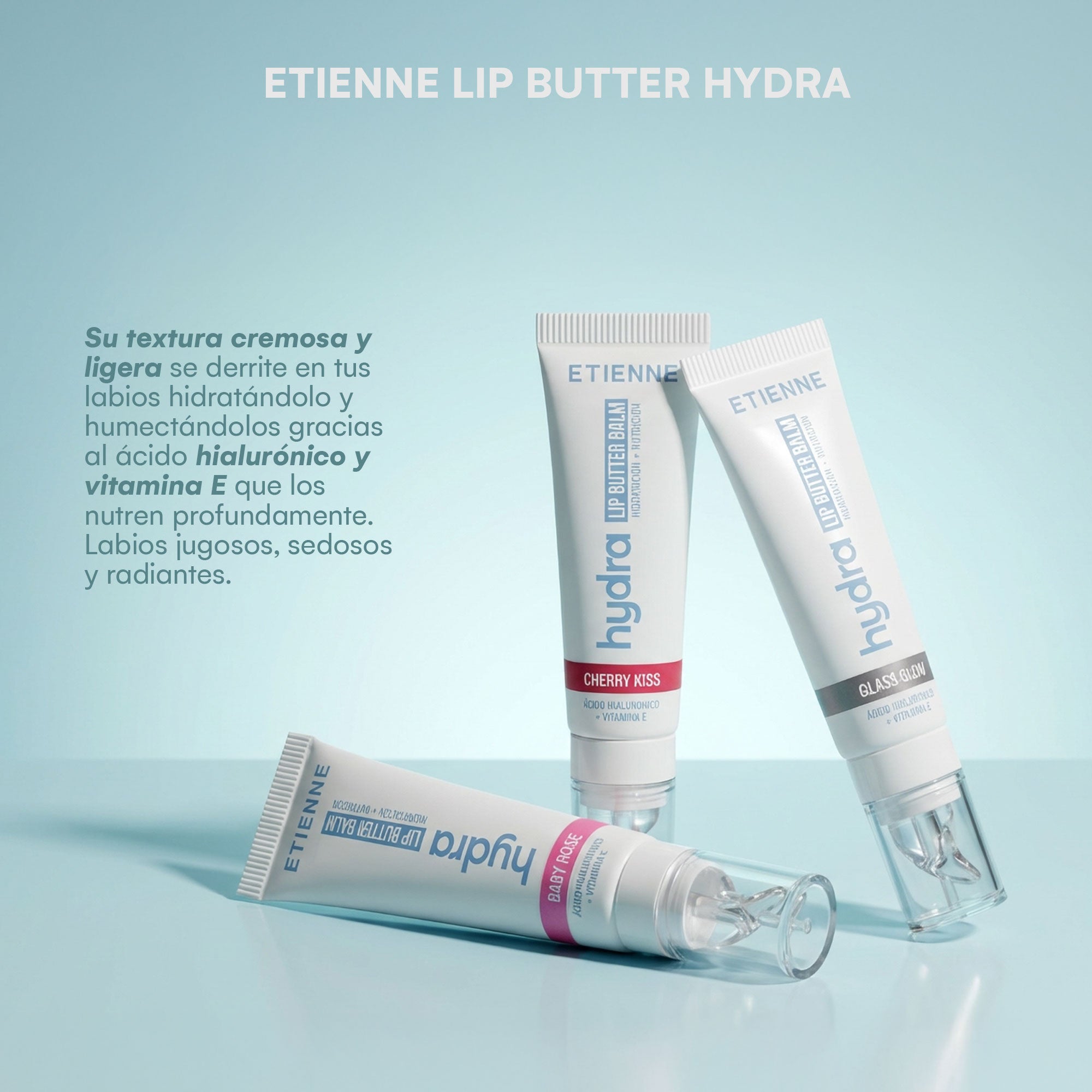 Etienne Bálsamo Labial Butter Hydra Tono Cherry