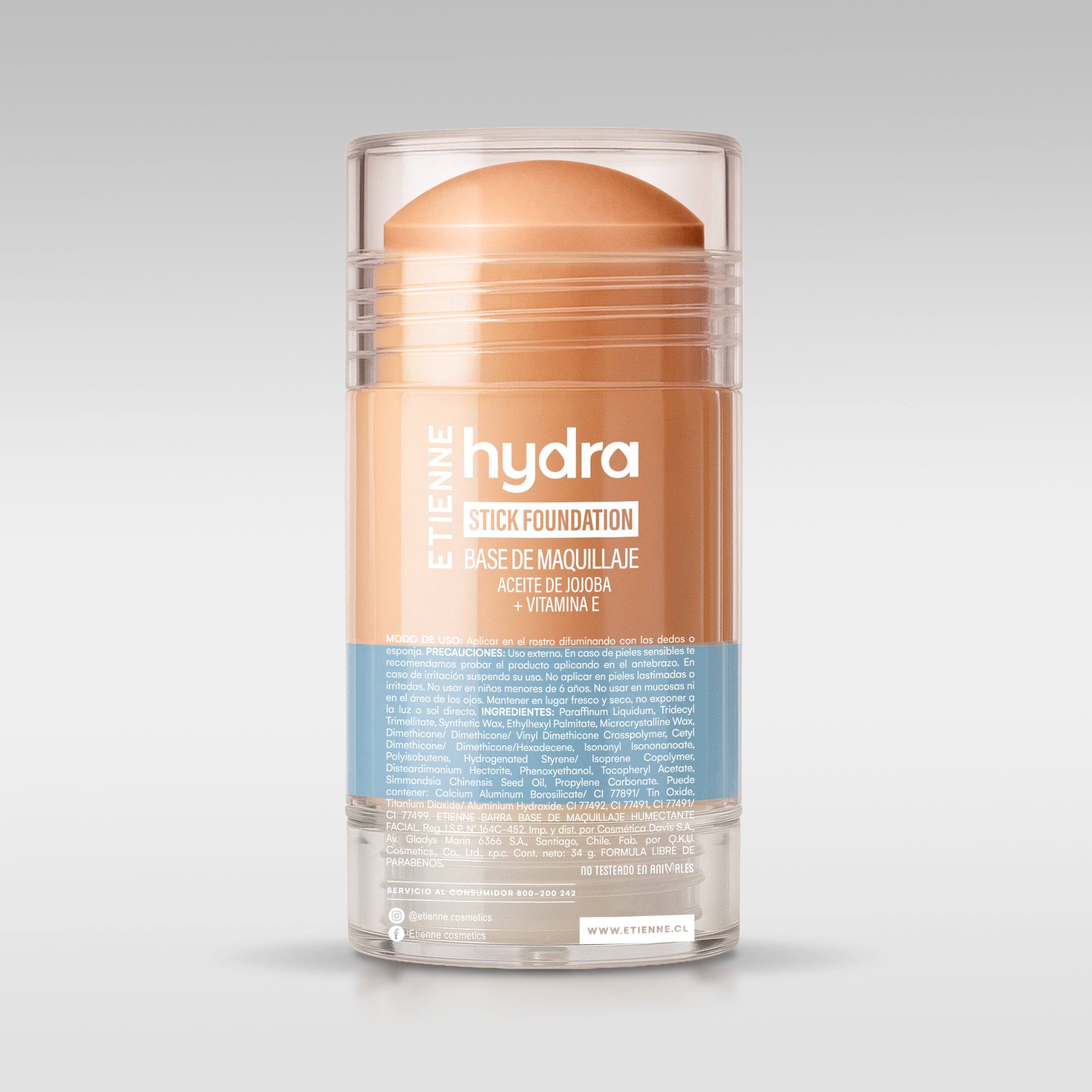 Etienne Base De Rostro Stick Hydra 50 Sfp Golden Beige