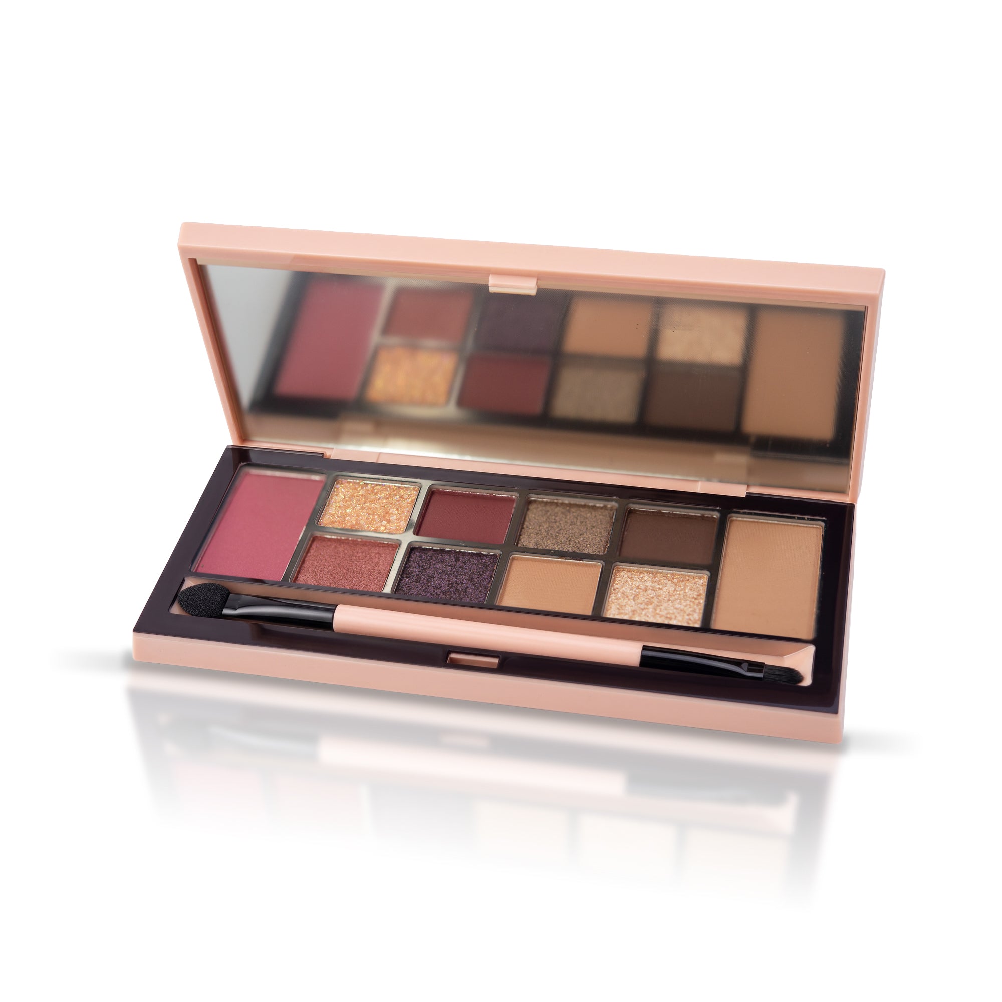 Etienne Privee Paleta De Sombras, Rubor Y Bronzer Burgundy