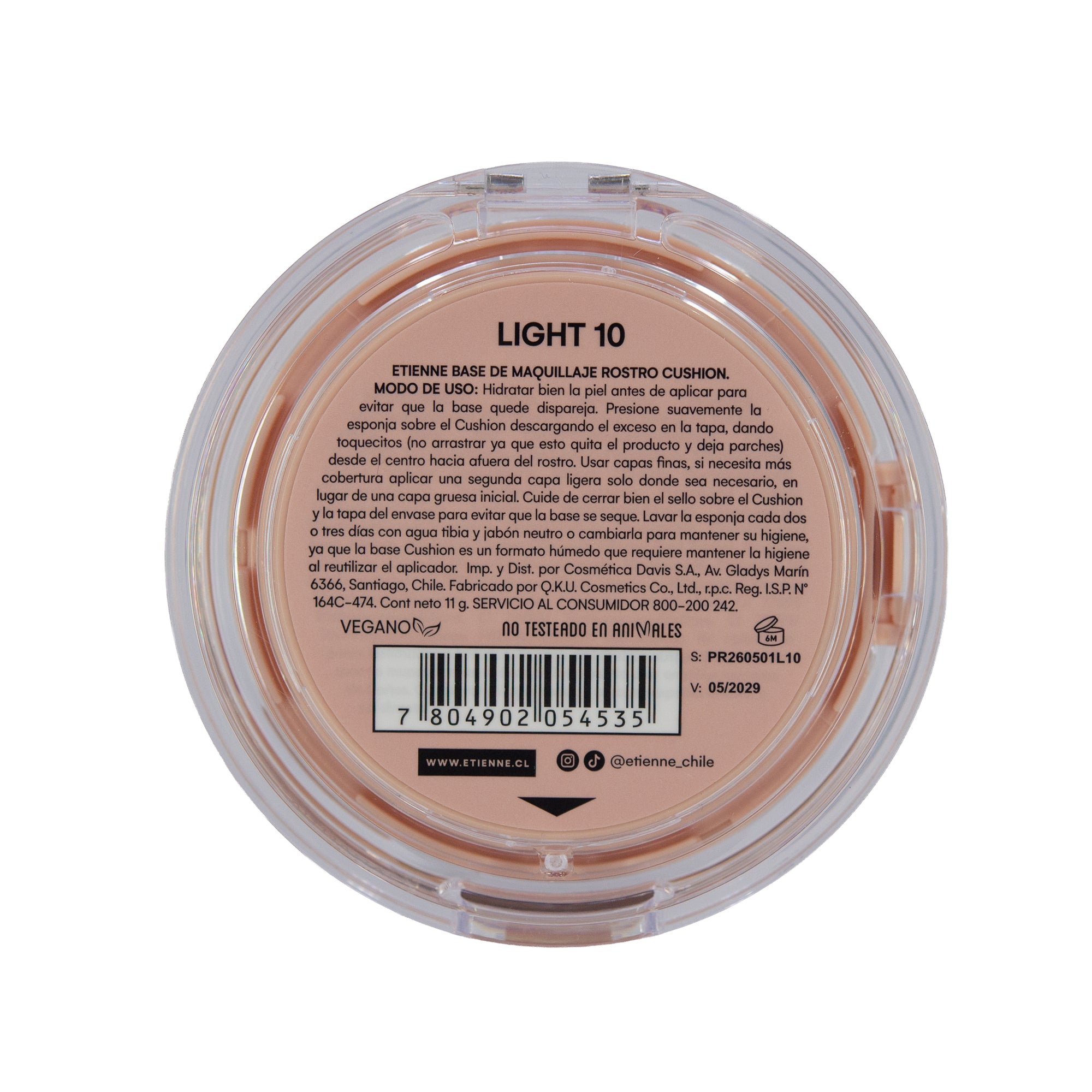 Etienne Privee Base Cushion 50 Spf Tono Light N° 10