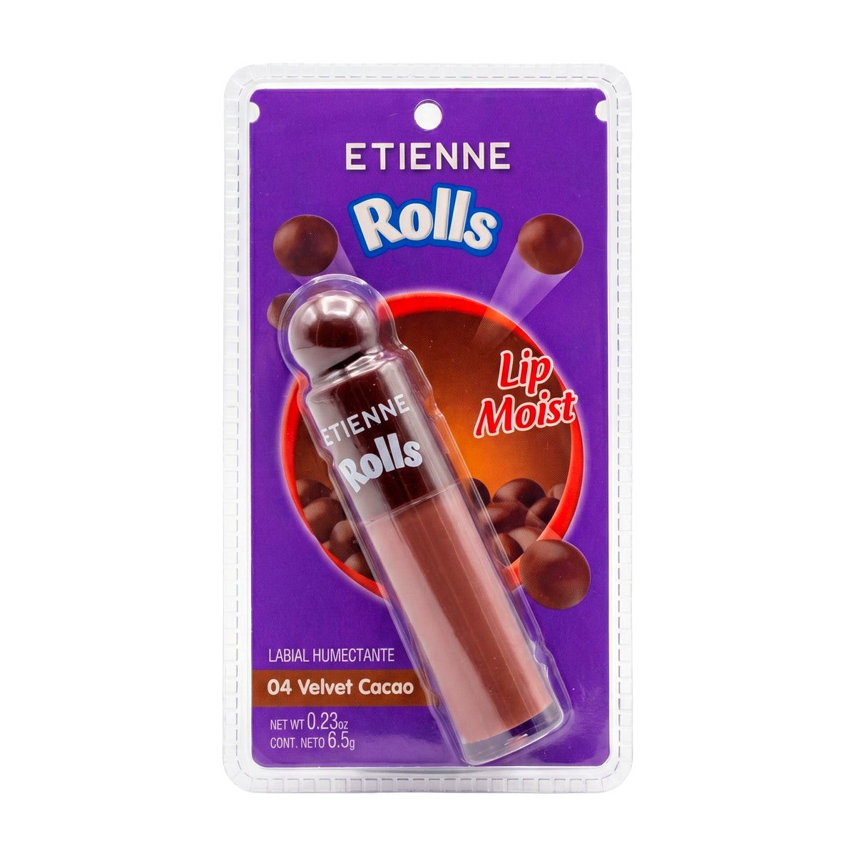 Etienne X Rolls Lip Moist Labial Líquido Tono Velvet Cacao