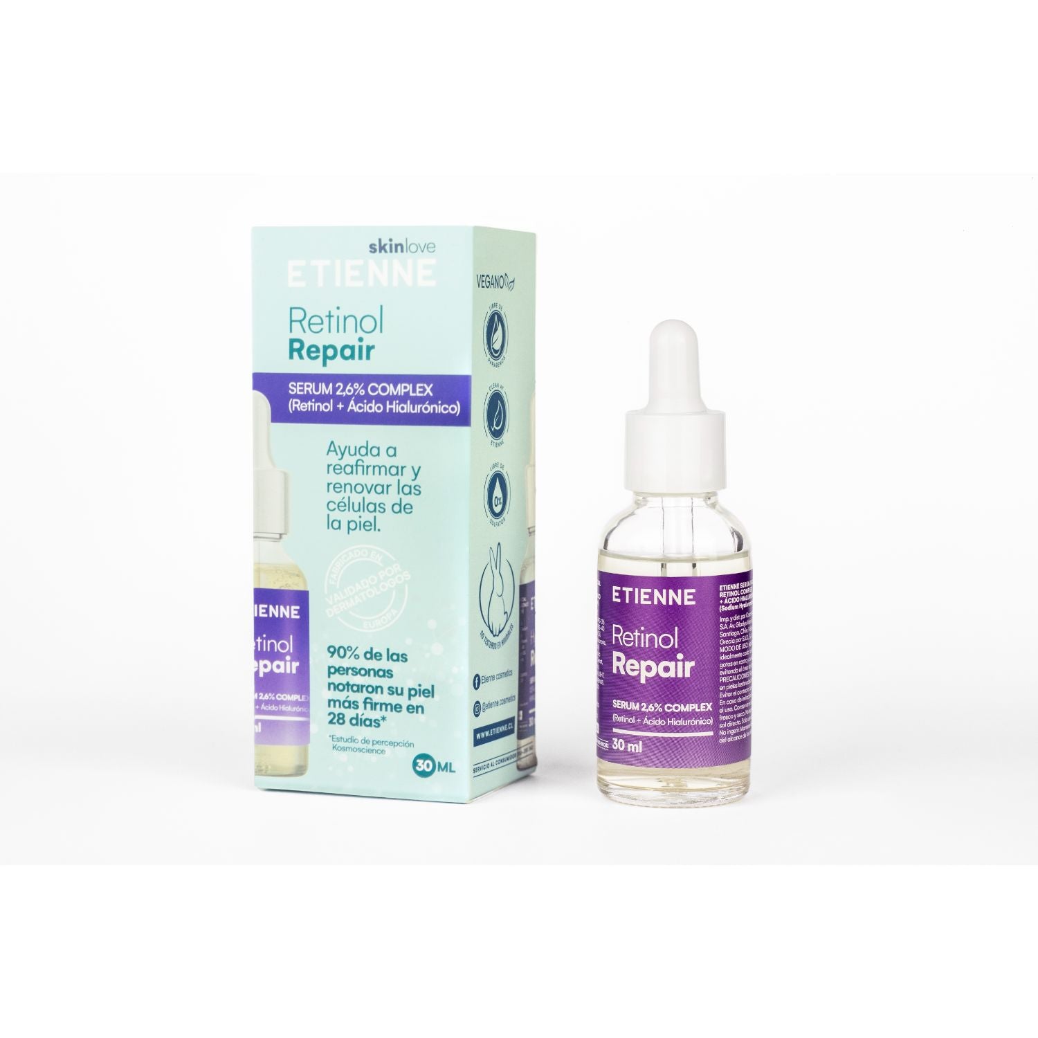 Serum 2,6% Complex Retinol+ Ácido Hialurónico 30 Ml