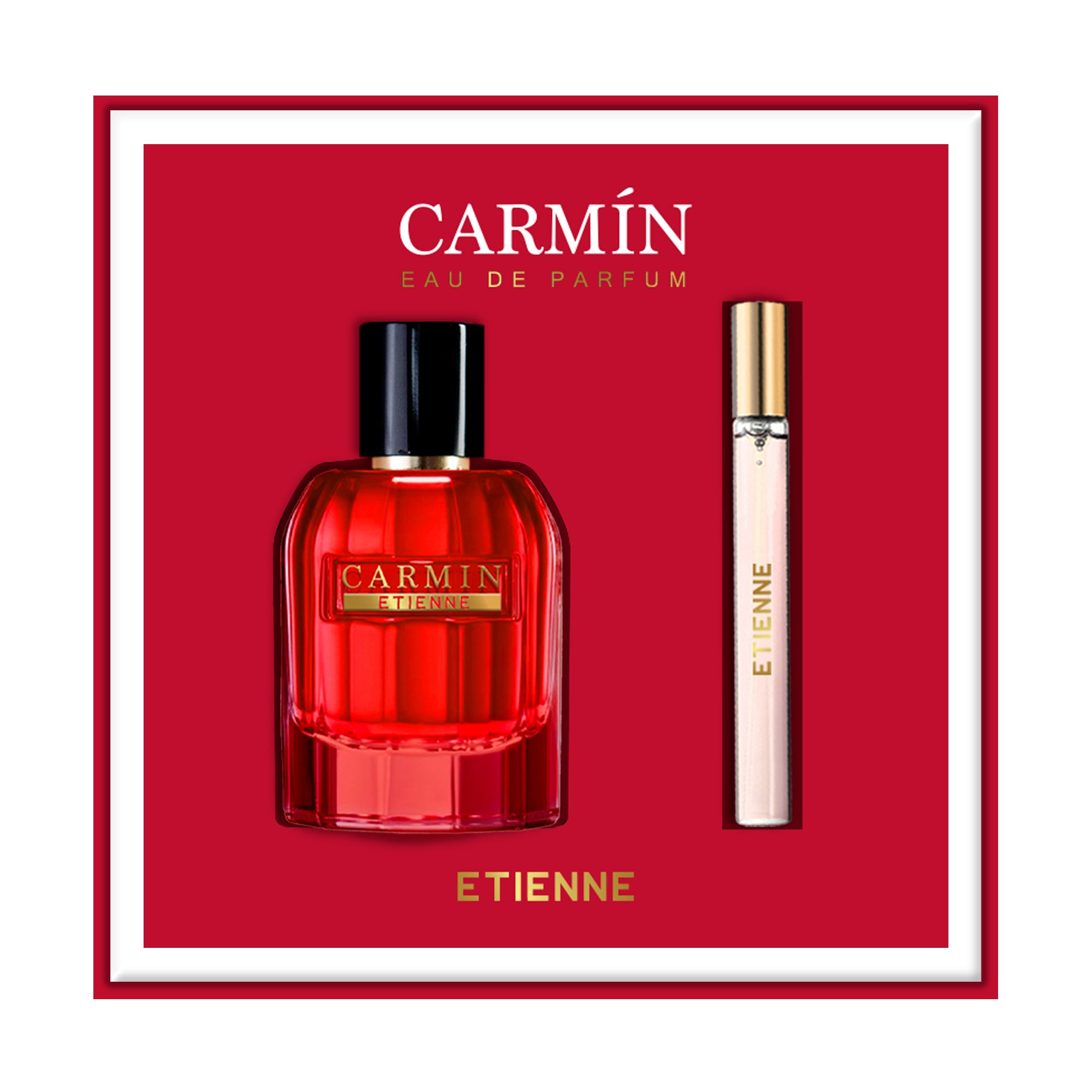 Etienne Eau The Parfum Carmín 80 ml + Perfumero 10 ml