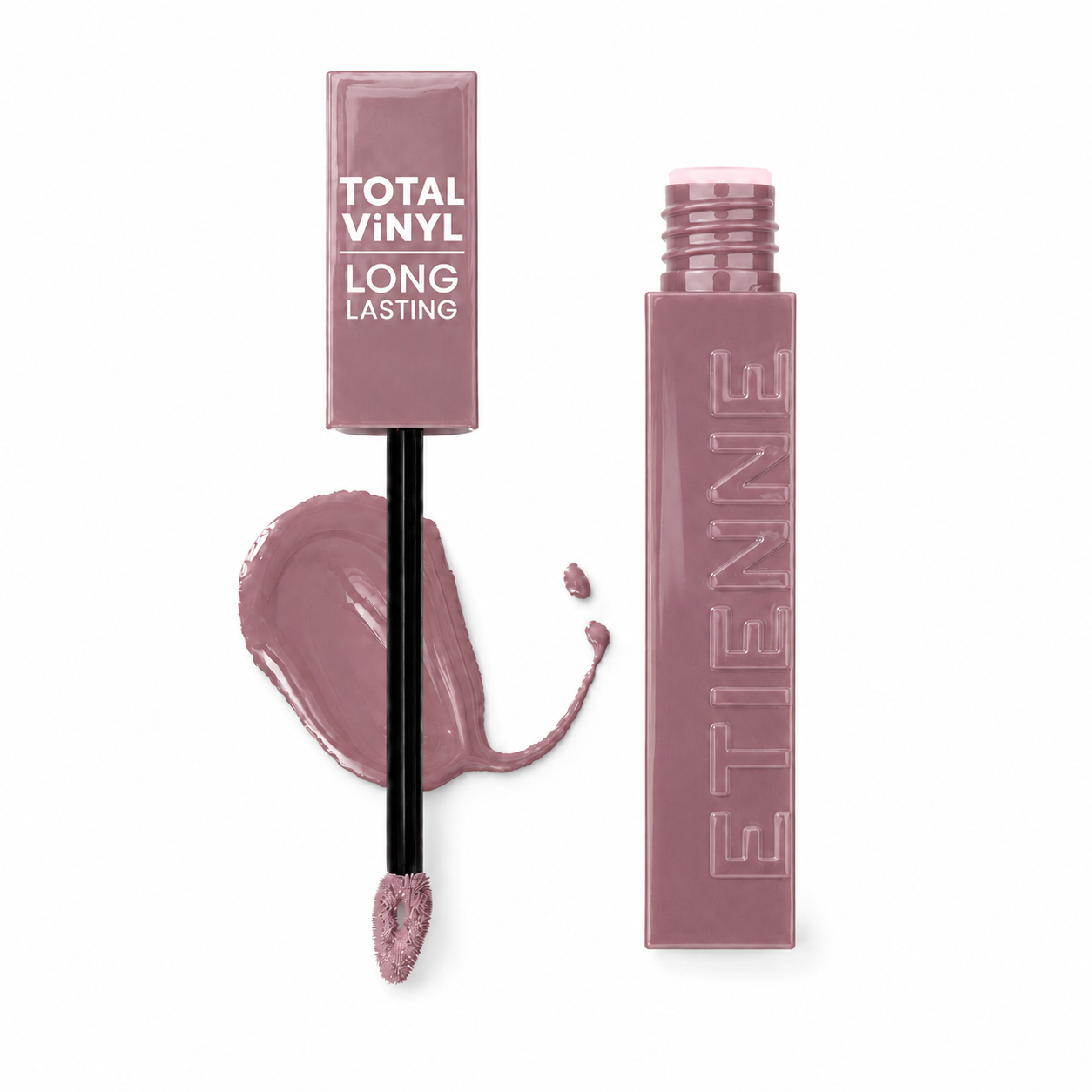 Labial Líquido Intransferible Brillante Total Vinyl Palo Rosa 09