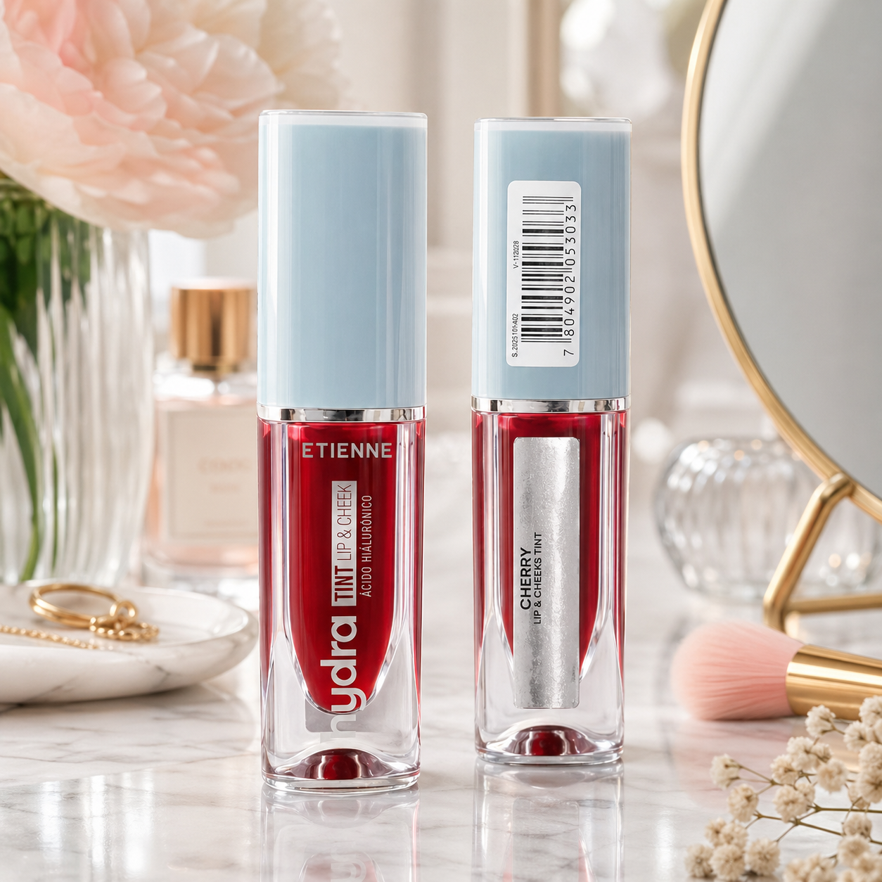 Etienne Lips & Cheeks Tint Hydra Tono Cherry