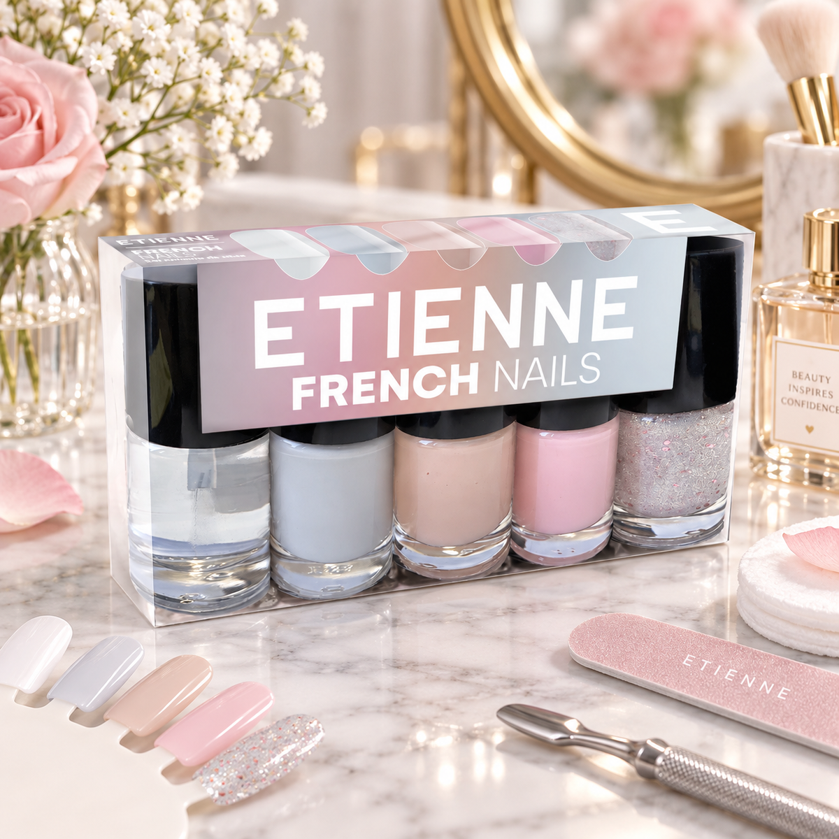 Etienne Set De Esmaltes French Nails