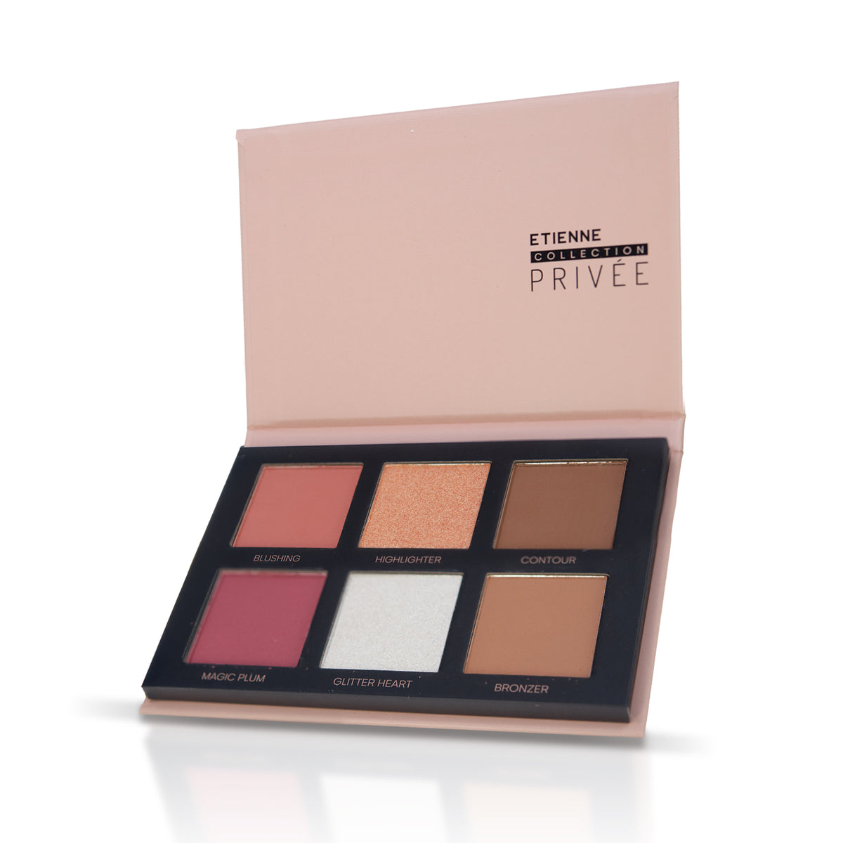 Etienne Privee Paleta De Rostro Rubor, Bronzer E Iluminador