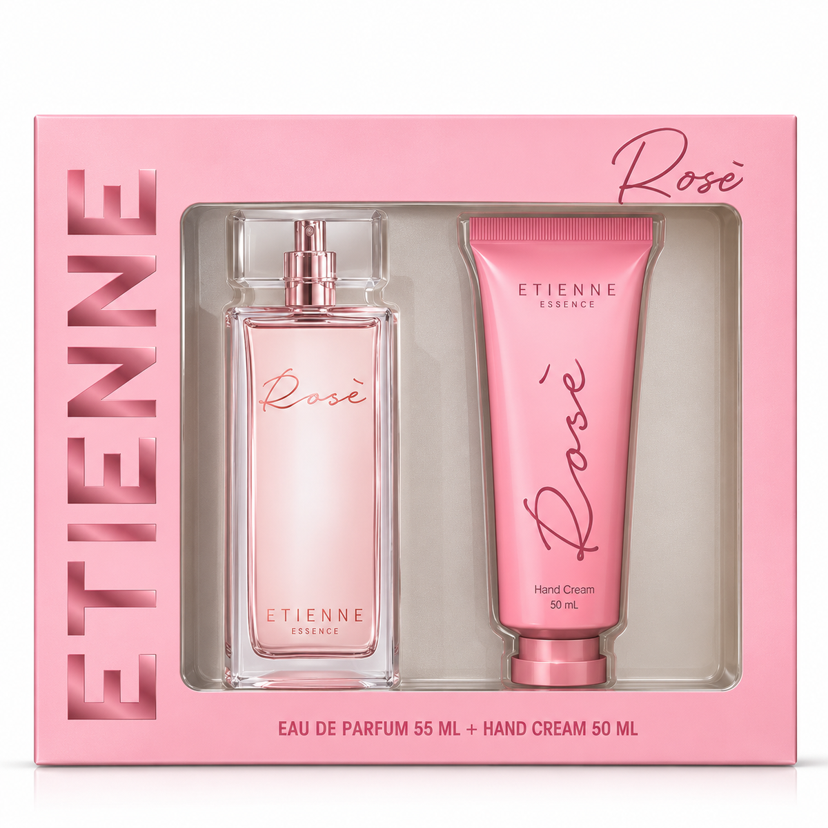 Etienne Essence Rosé 55ml  + Hand Cream 50ml EDP