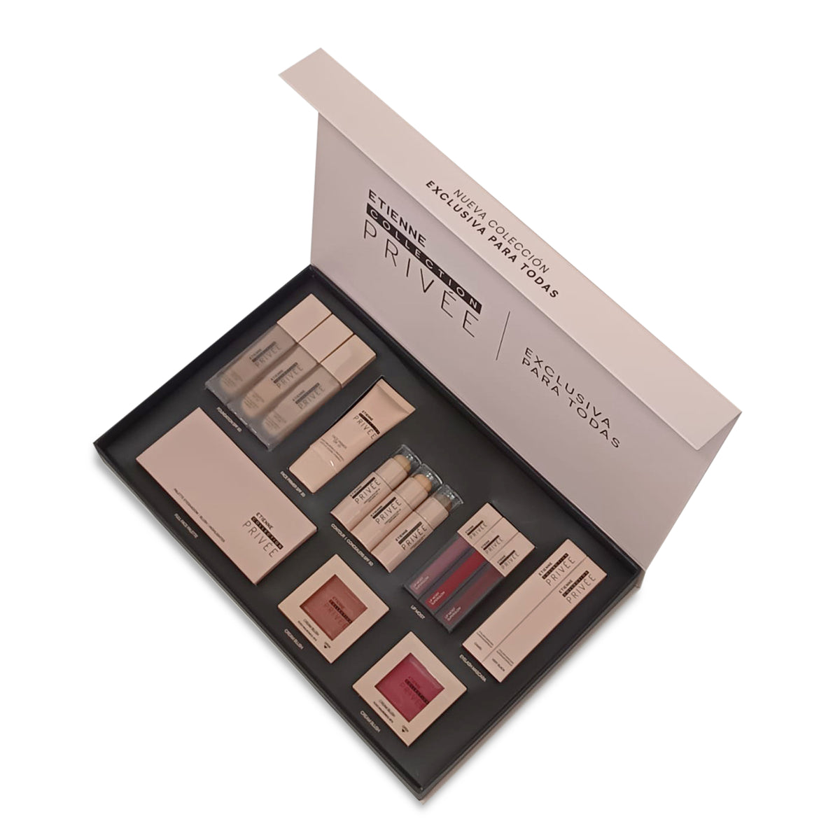 Set Maquillaje Collection Privé Make Up Box Profesional
