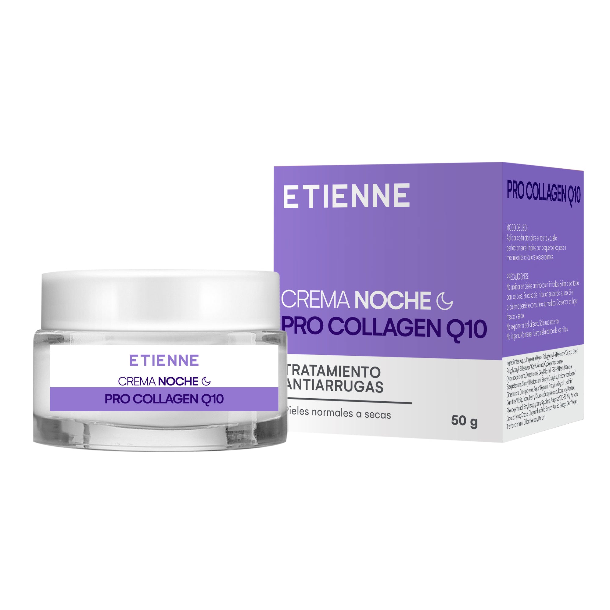 Crema Noche Pro Collagen Q10 Etienne 50ml
