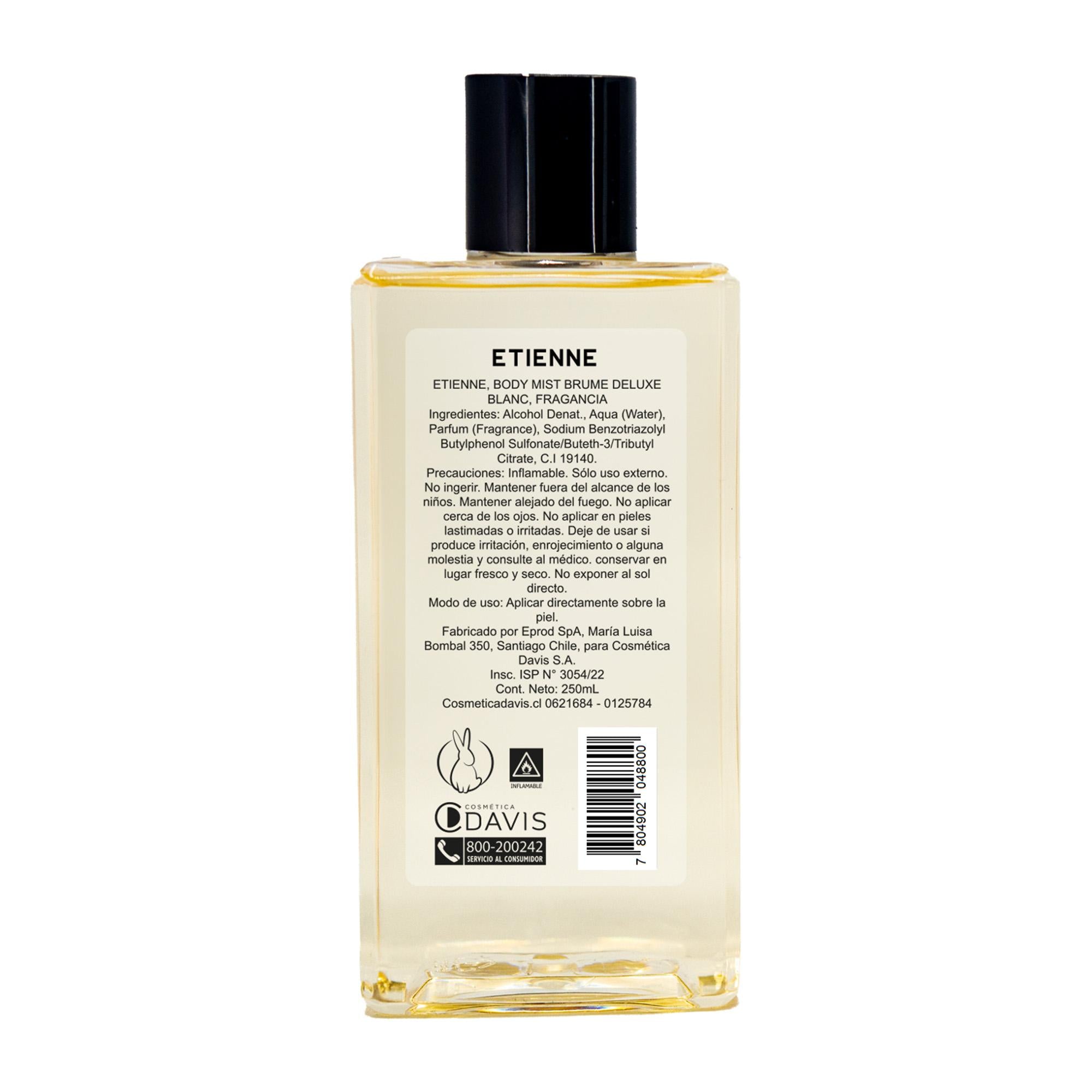 ETIENNE BODY MIST DELUXE BLANC 250ML