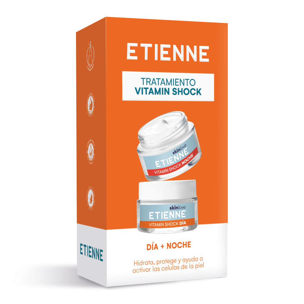 Set Etienne Crema Vitamin Shock Día + Noche