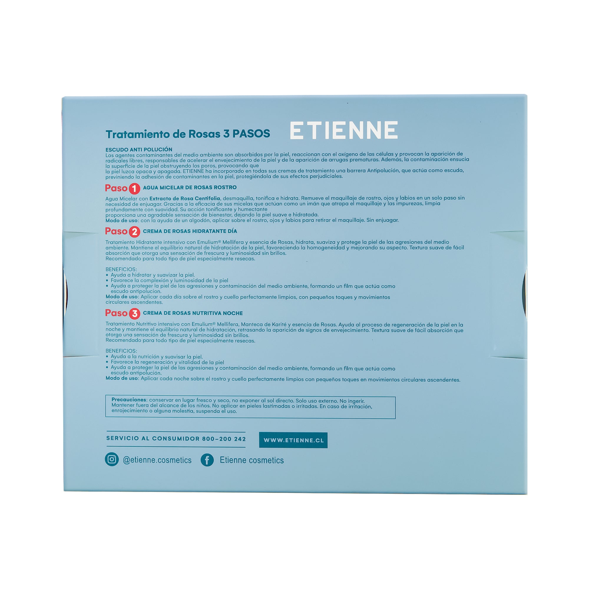 Rutina de Limpieza e hidratación de Rosas Etienne