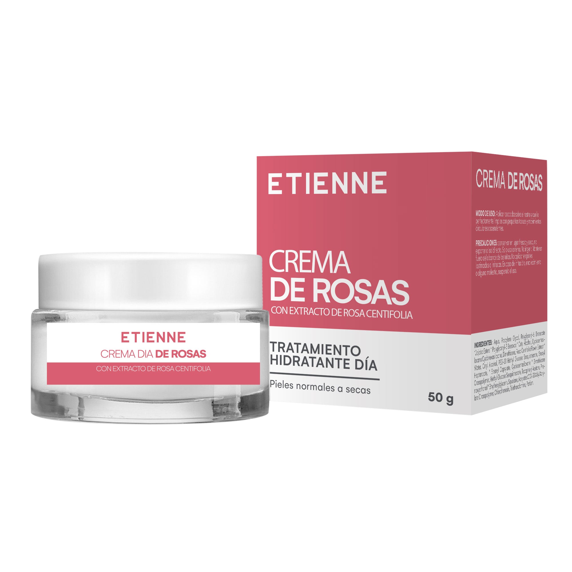 Crema Día Extracto de Rosas Etienne 50ml
