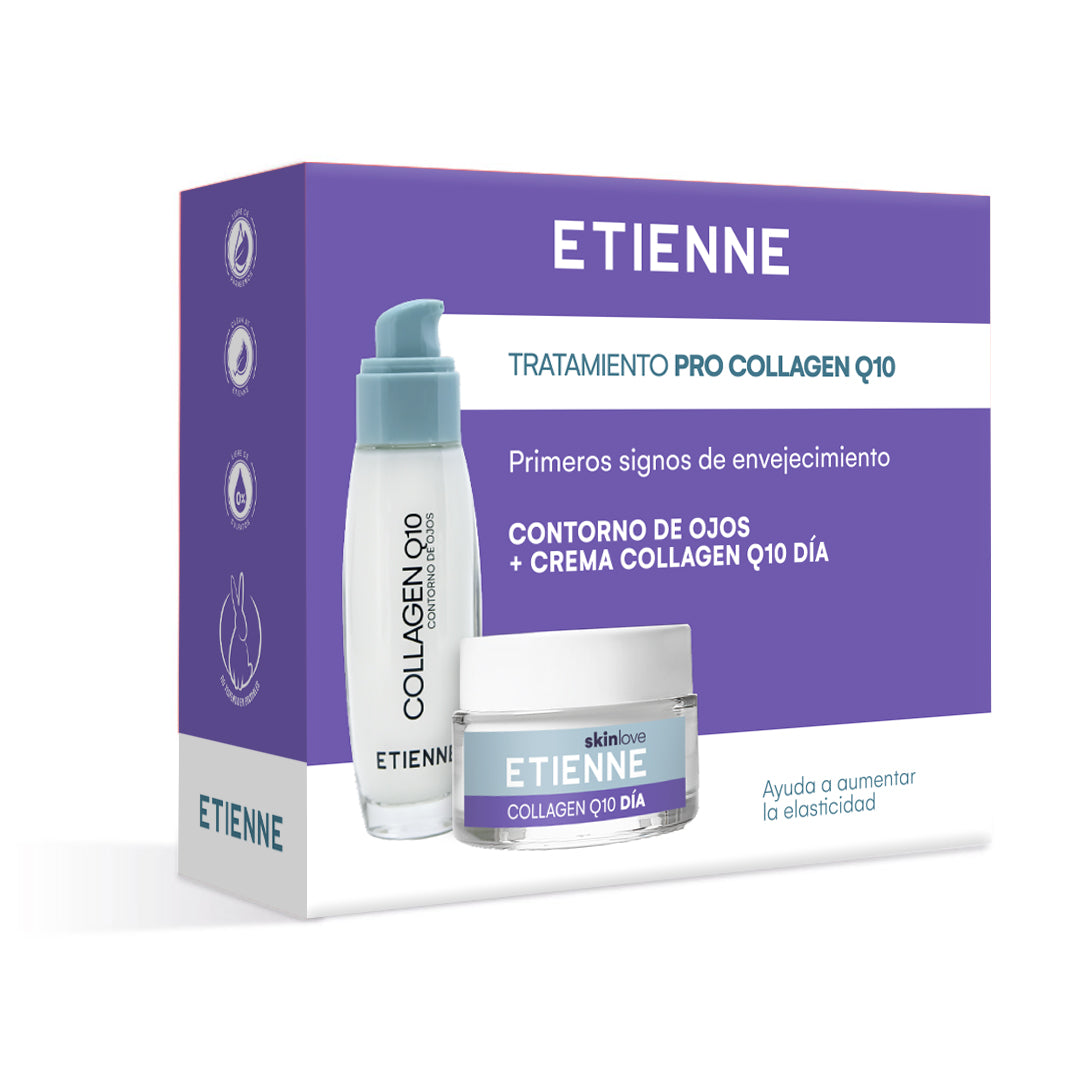 Etienne Collagen Q10 Día 50g + Contorno de Ojos 15g