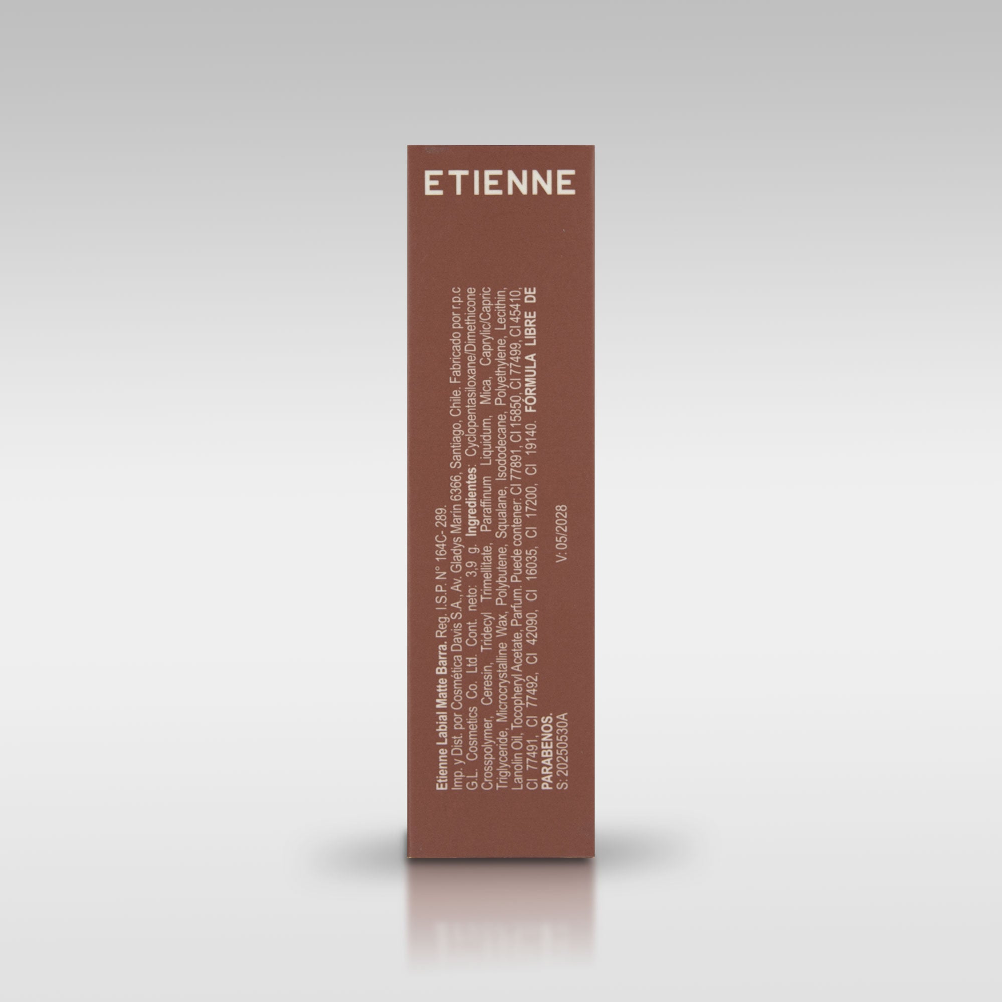 Etienne Labial Barra Matte Total Nude Cinnamon
