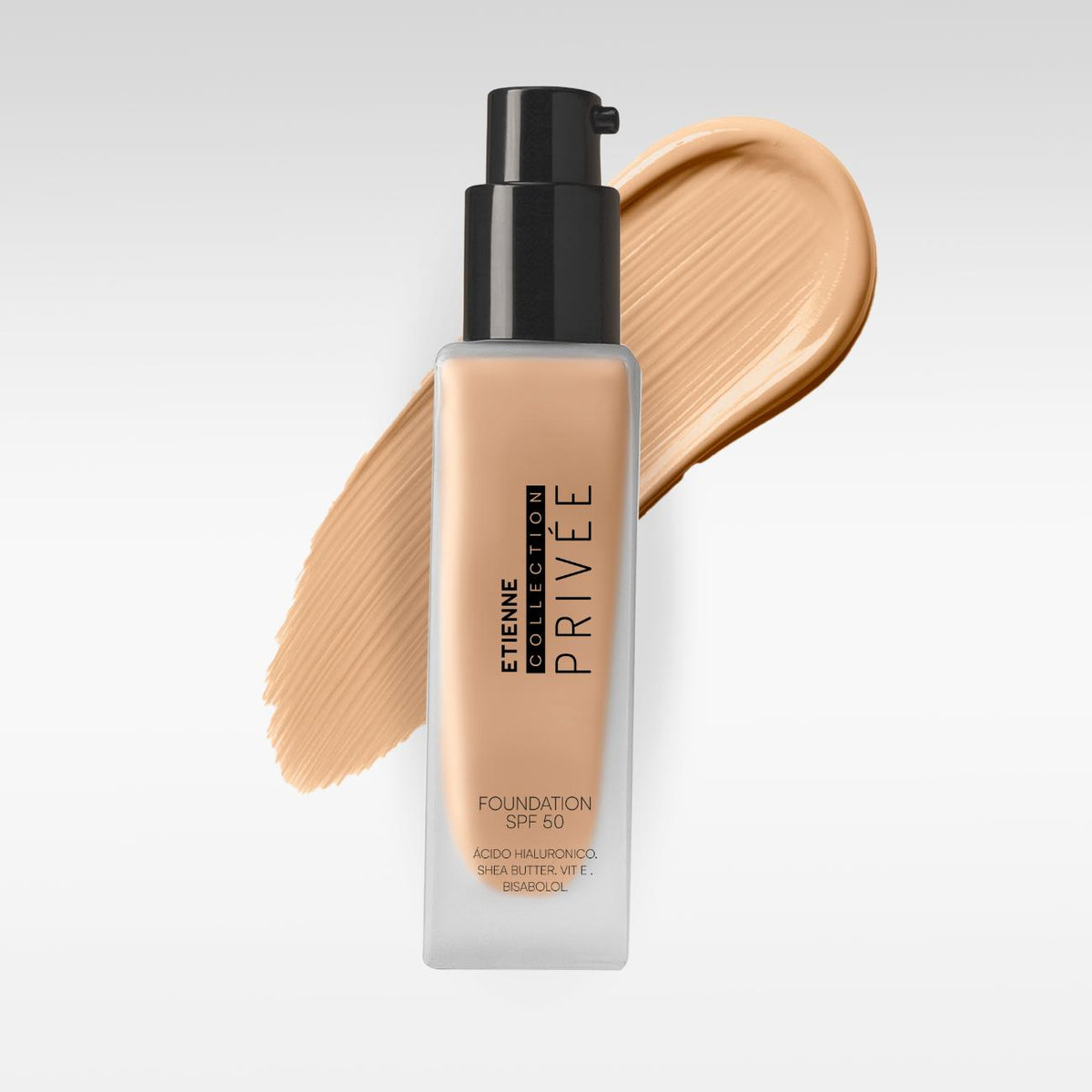 Privee Foundation SPF 50 Lumiere 01 con Acido Hialuronico y Vitamina E