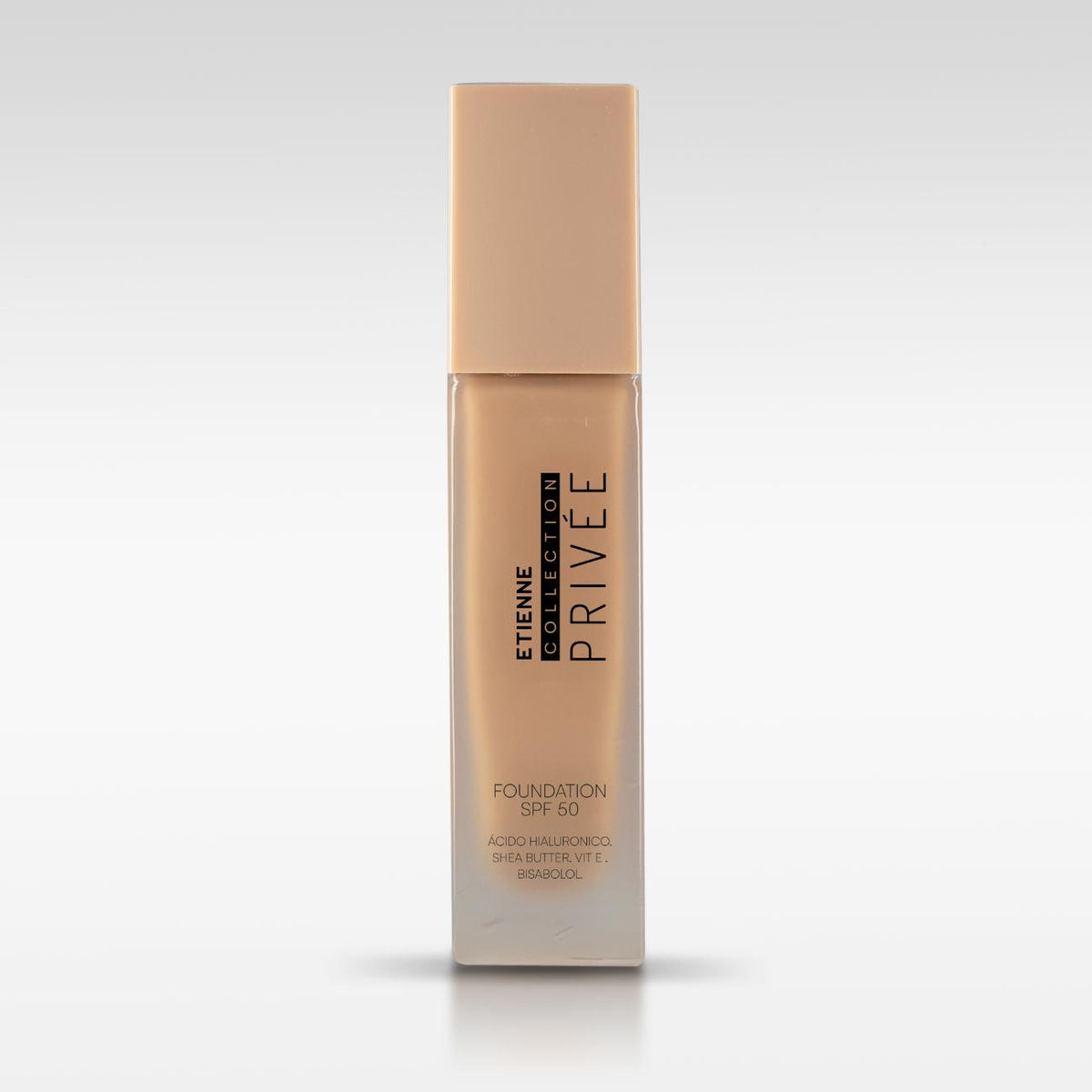 Privee Foundation SPF 50 Medium 02 con Acido Hialuronico y Vitamina E