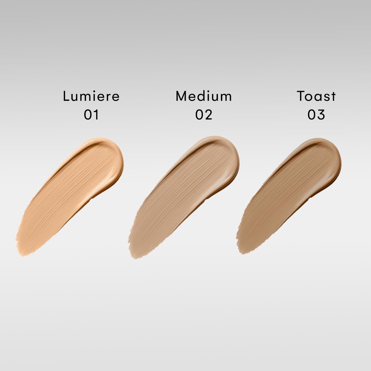 Privee Foundation SPF 50 Toast 03 con Acido Hialuronico y Vitamina E