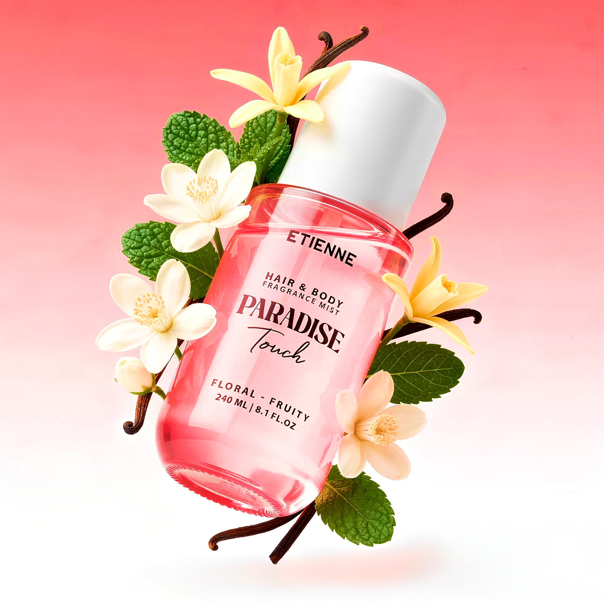 Etienne Paradise Touch Hair & Body Mist 240Ml